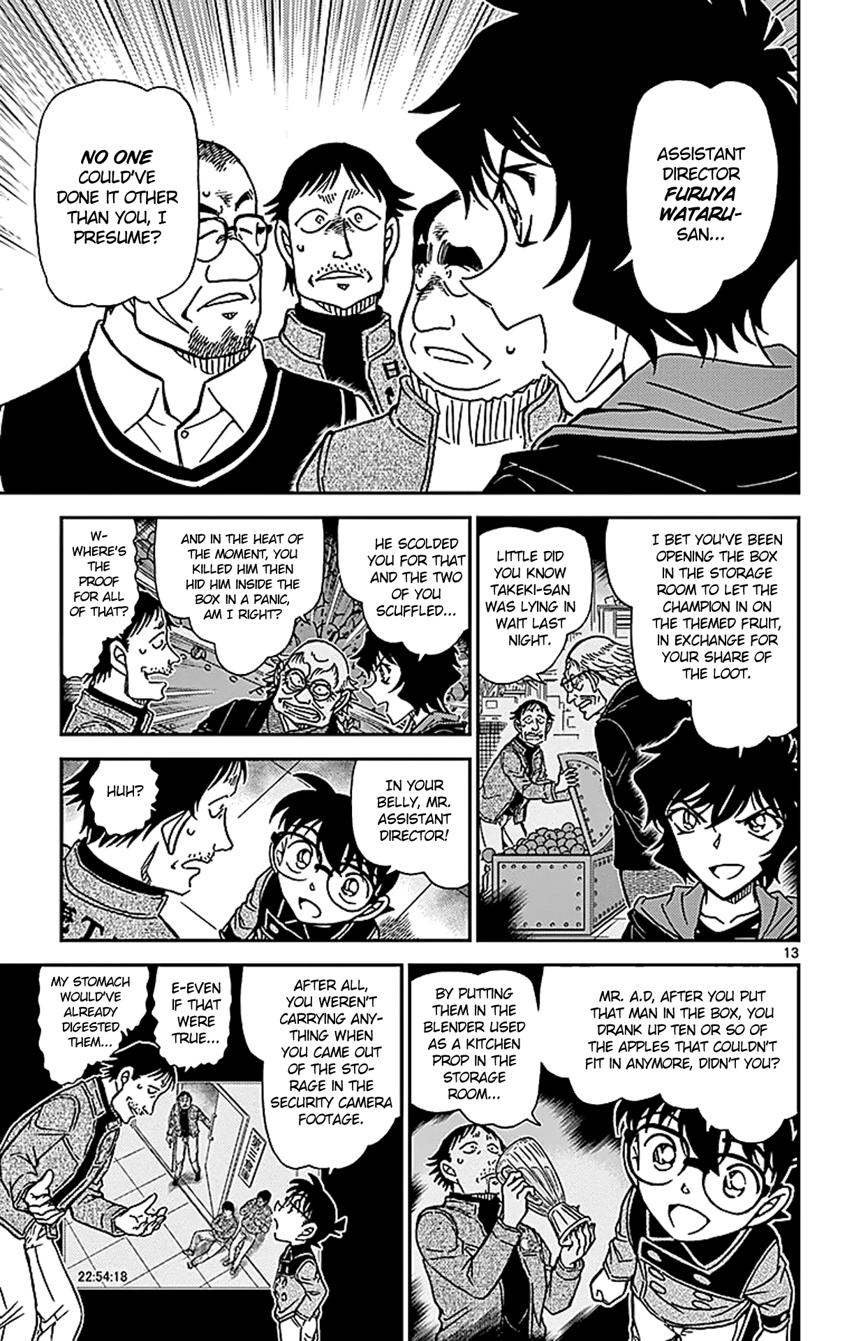 Detective Conan Chapter 846 page 14 - Chapter 846: The Magic Lock