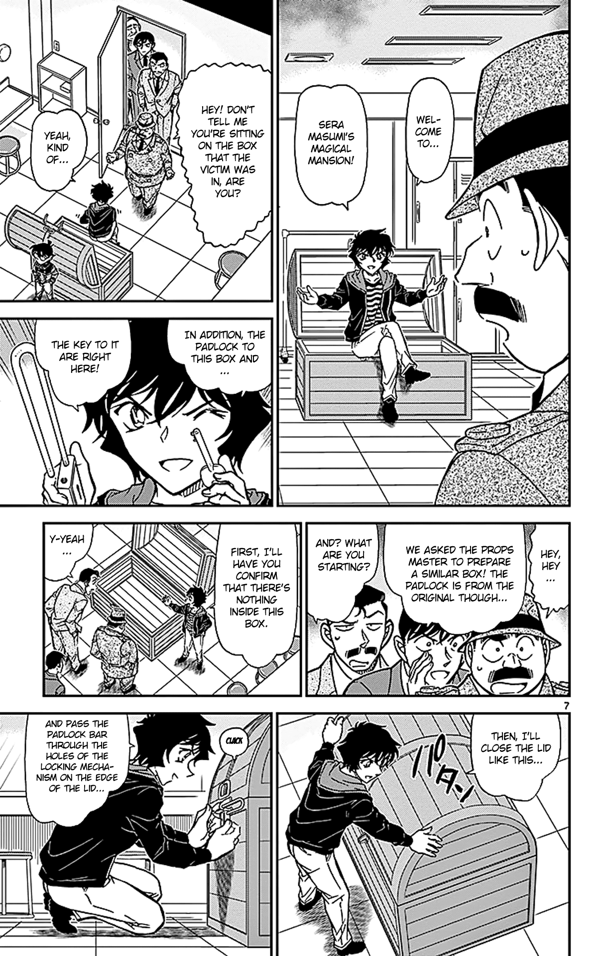 Detective Conan Chapter 846 page 8 - Chapter 846: The Magic Lock