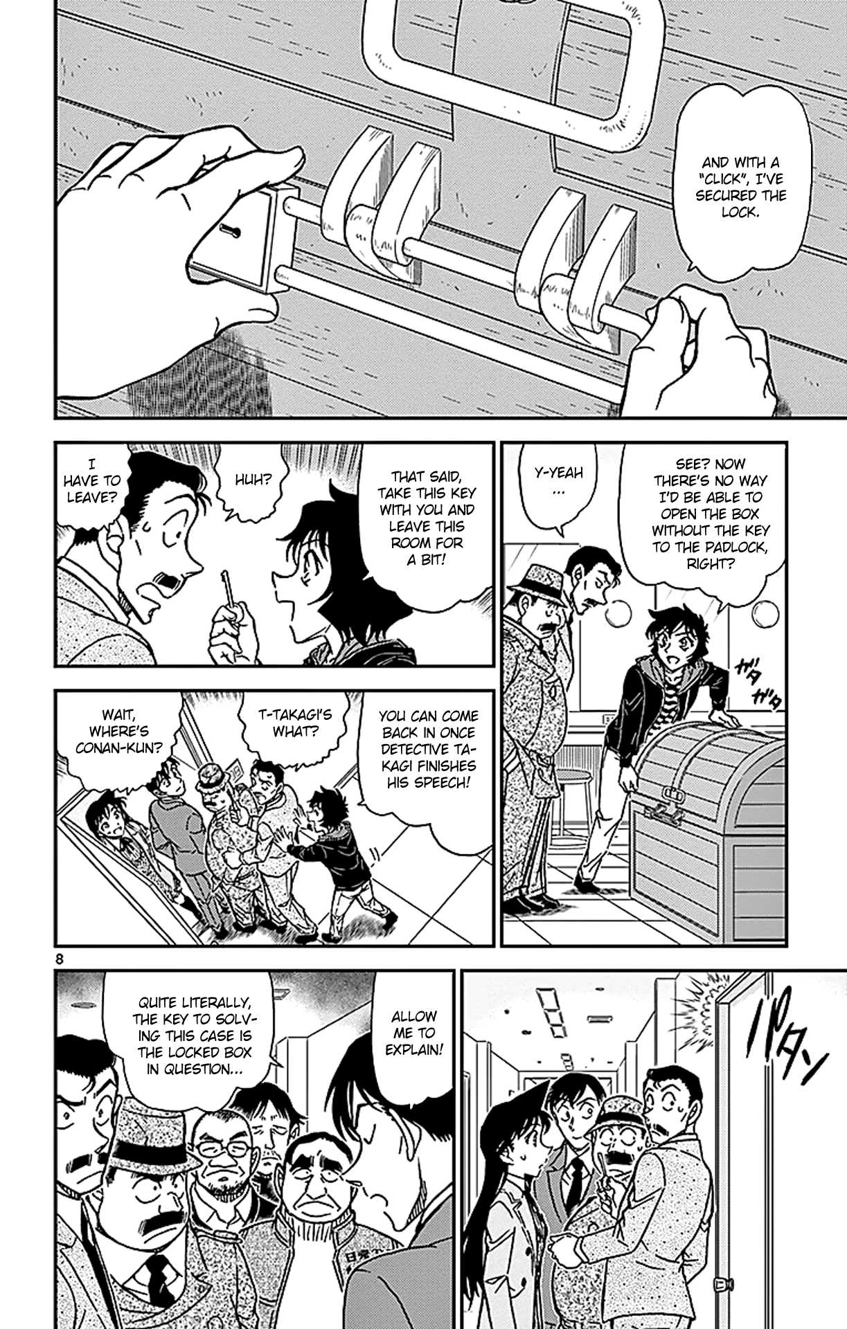 Detective Conan Chapter 846 page 9 - Chapter 846: The Magic Lock