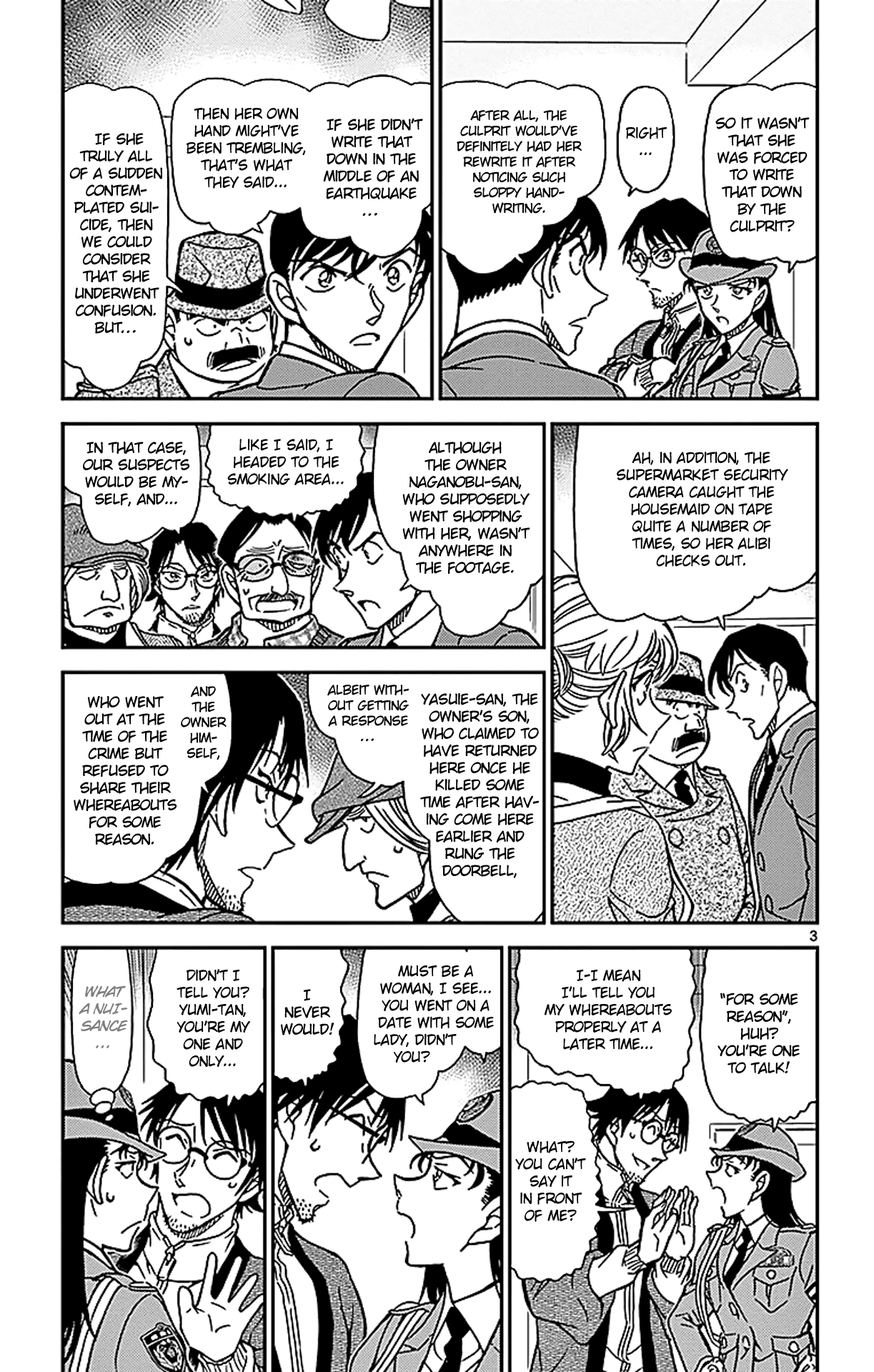 Detective Conan Chapter 849 page 4 - Chapter 849: Taiko's Optimal Moves