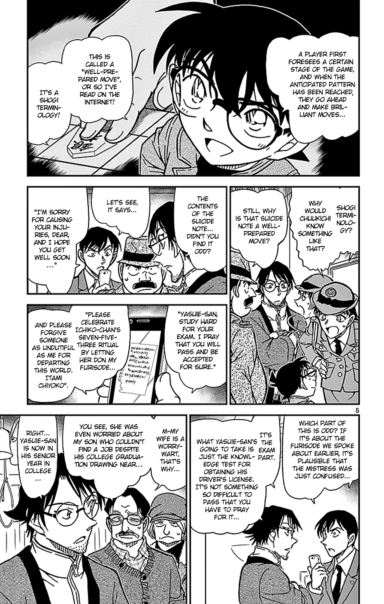 Detective Conan Chapter 849 page 6 - Chapter 849: Taiko's Optimal Moves