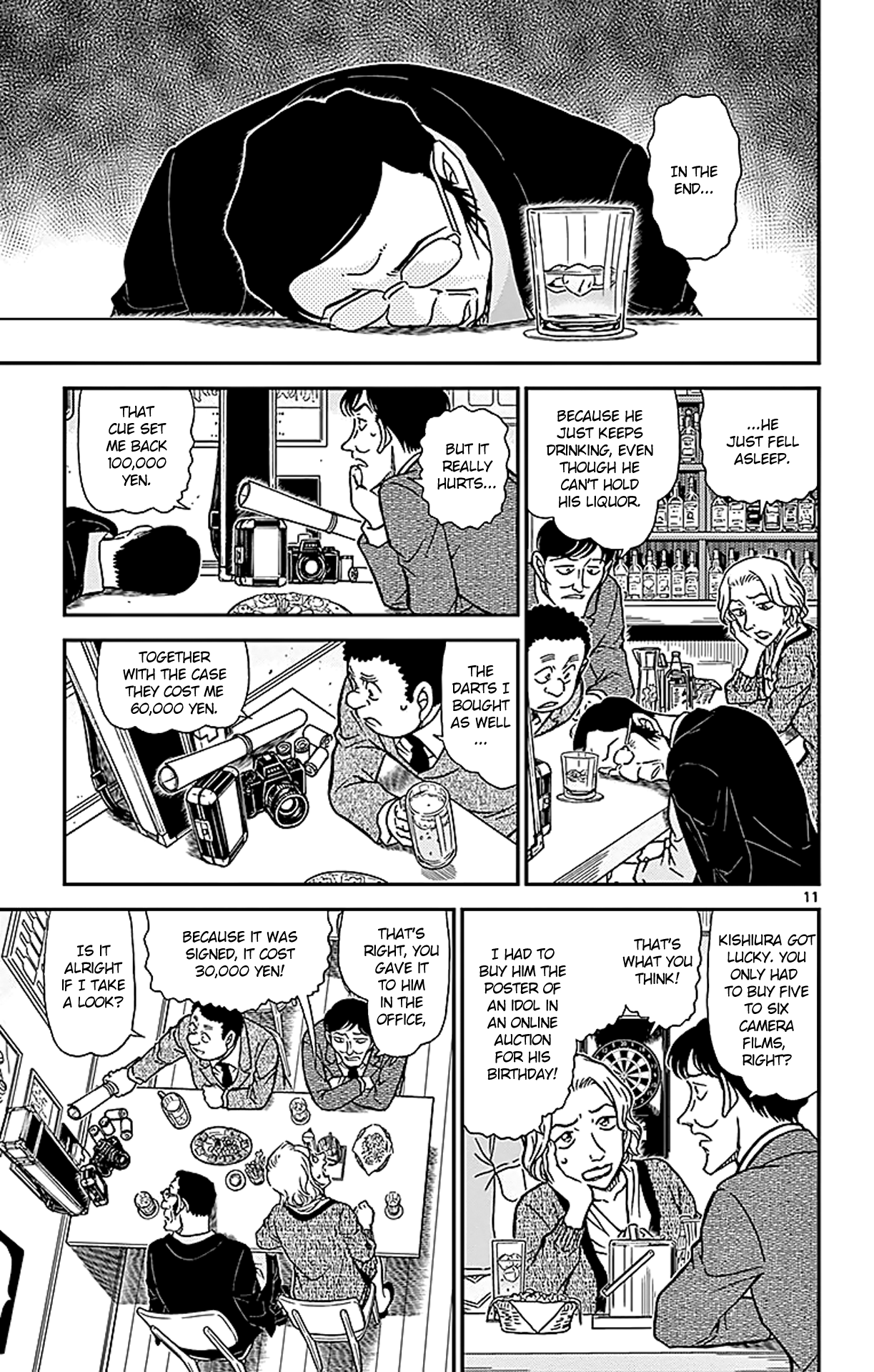 Detective Conan Chapter 853 page 12 - Chapter 853: A Detective Encounters a Case in a Bar