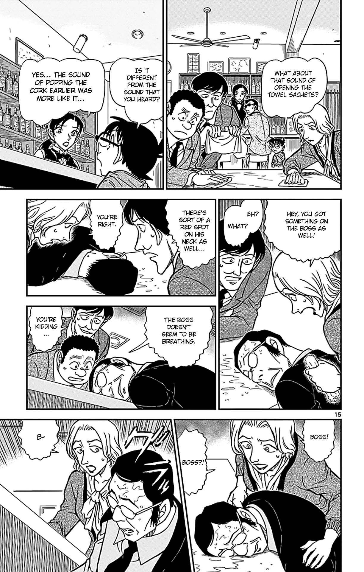 Detective Conan Chapter 853 page 16 - Chapter 853: A Detective Encounters a Case in a Bar