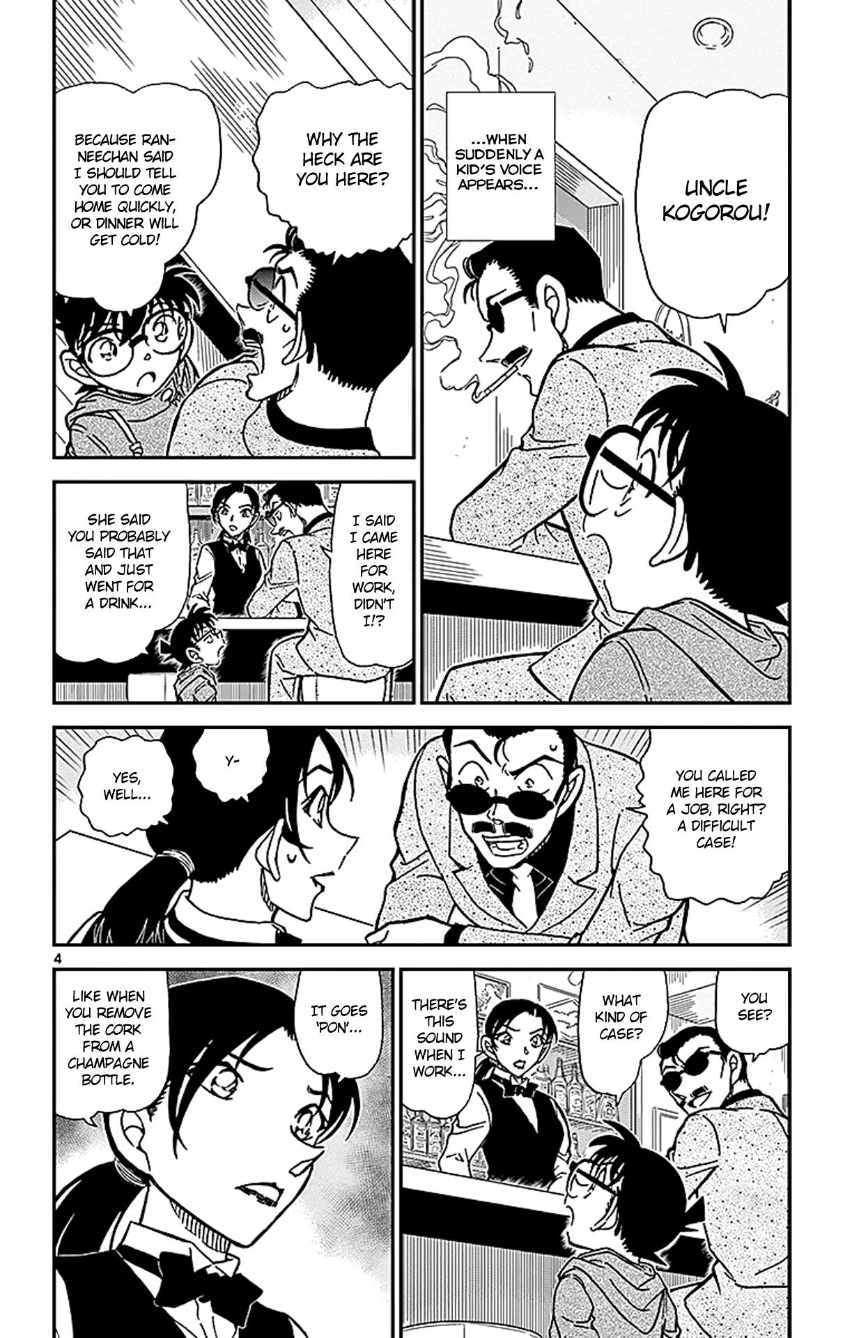 Detective Conan Chapter 853 page 5 - Chapter 853: A Detective Encounters a Case in a Bar