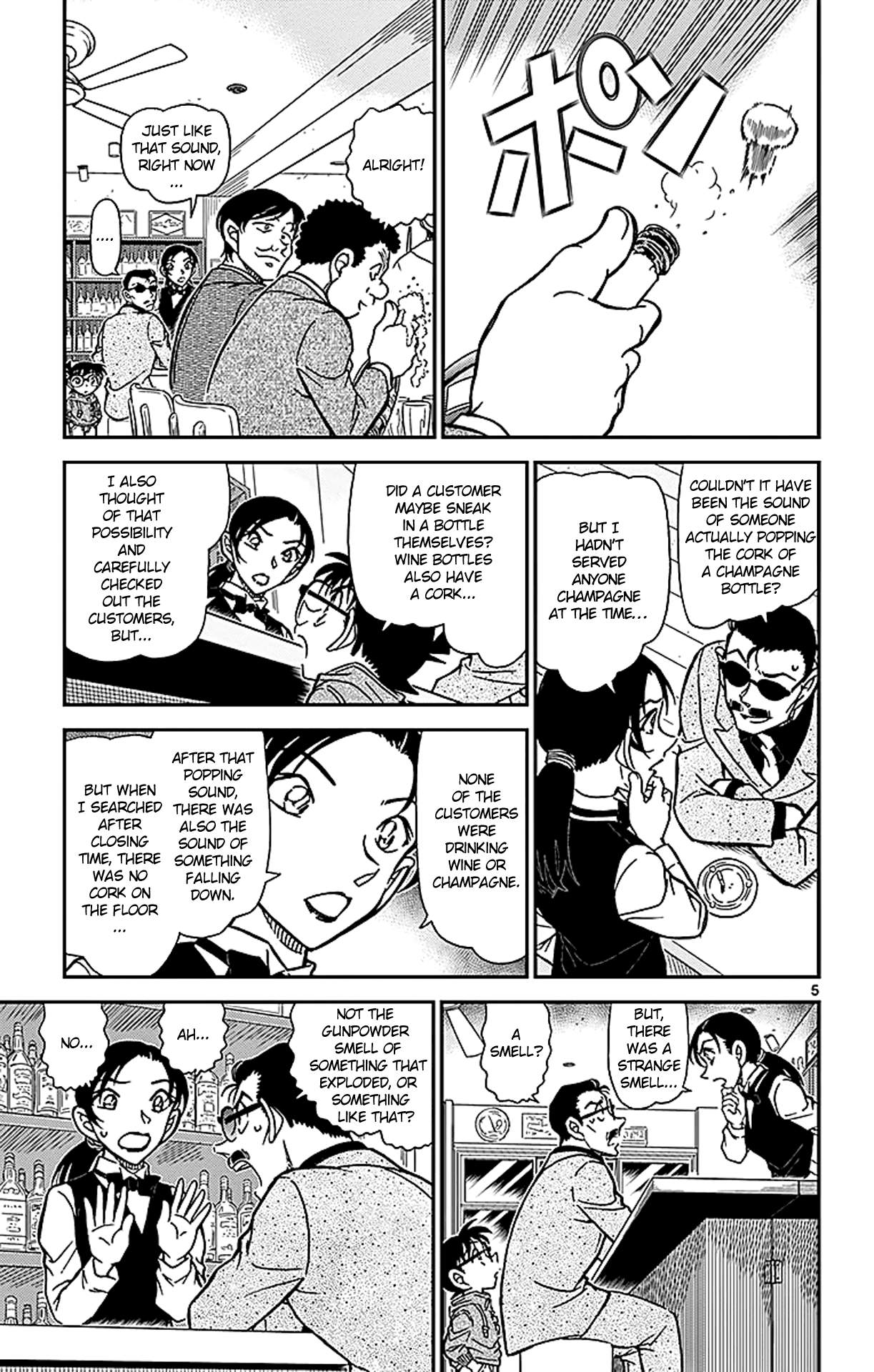 Detective Conan Chapter 853 page 6 - Chapter 853: A Detective Encounters a Case in a Bar