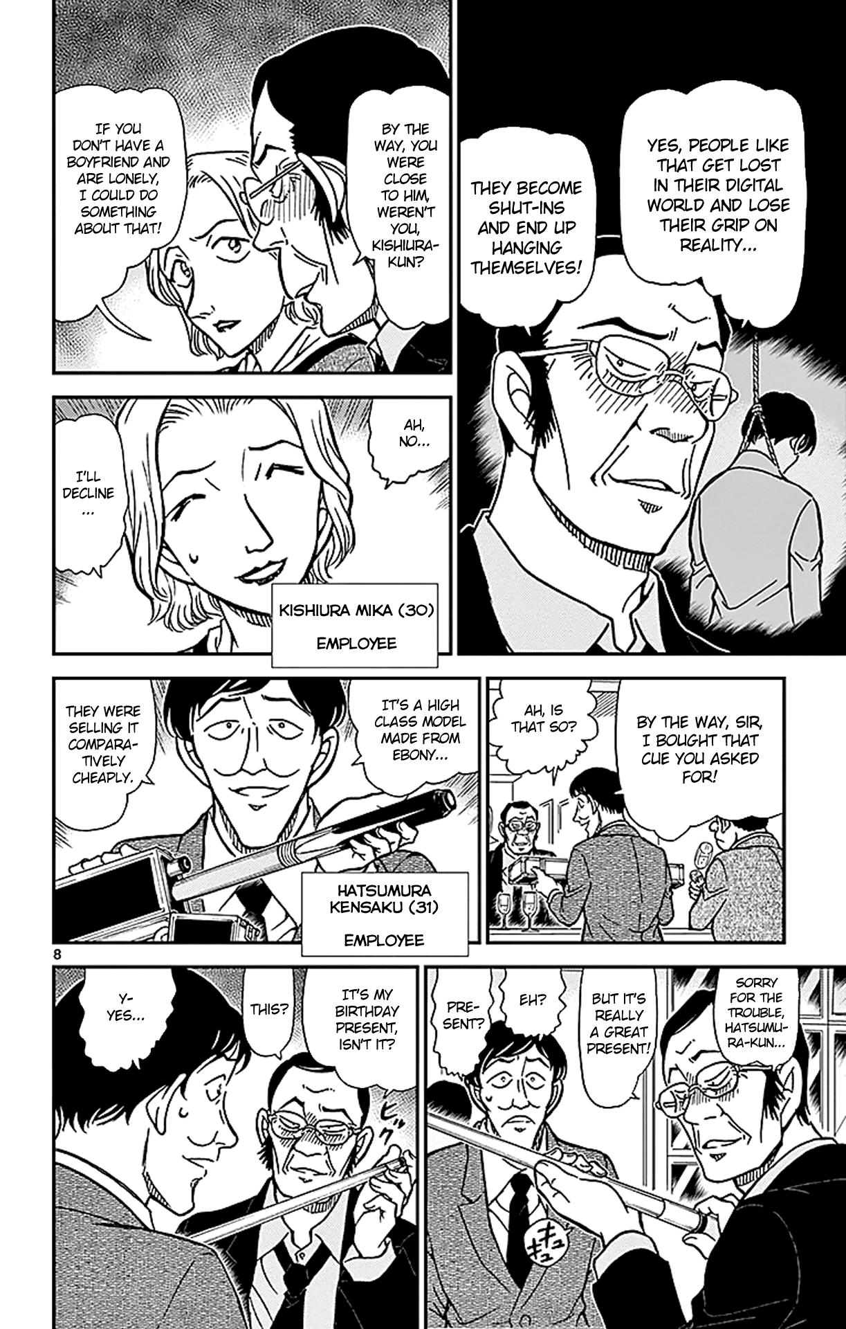 Detective Conan Chapter 853 page 9 - Chapter 853: A Detective Encounters a Case in a Bar