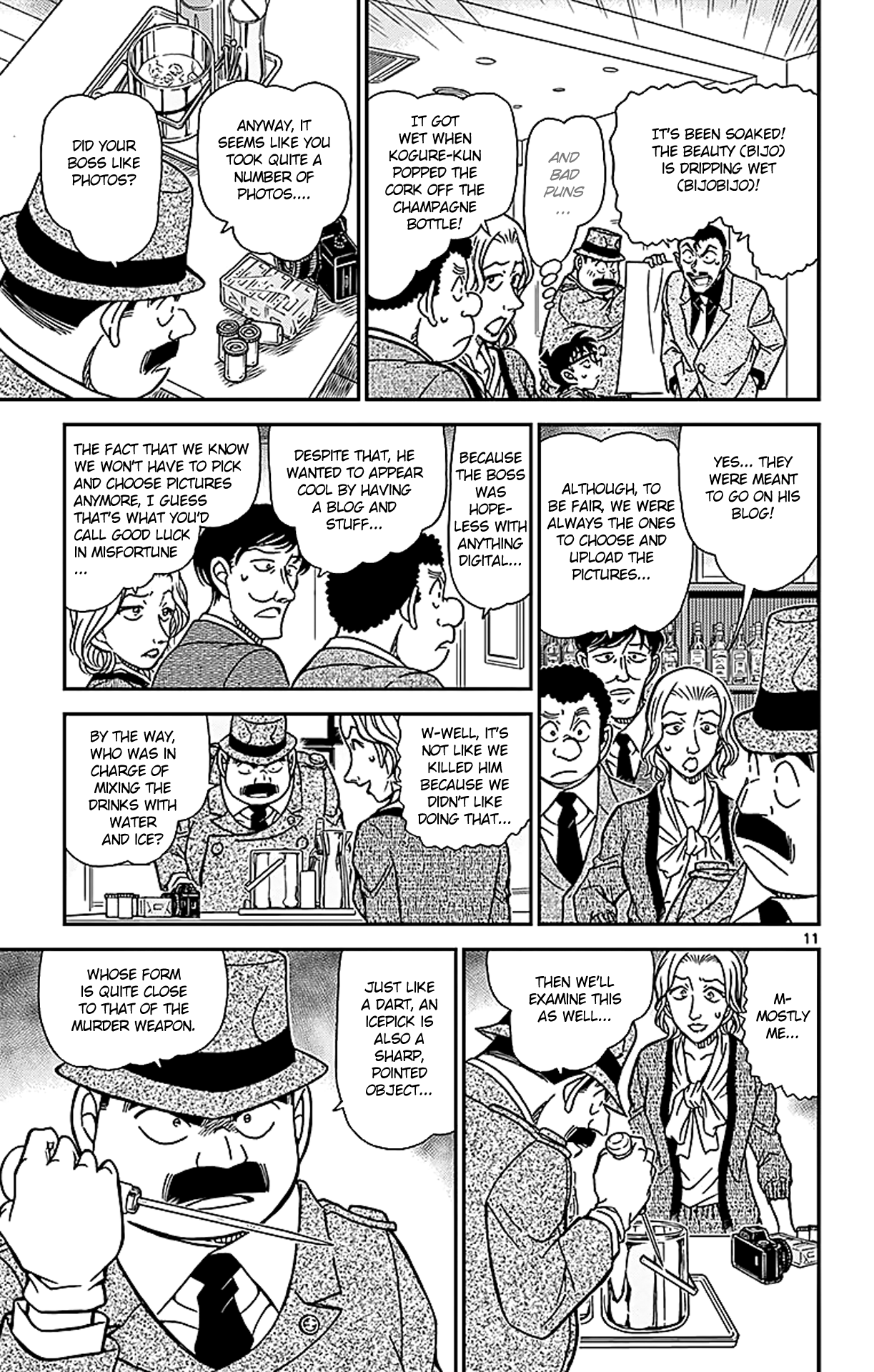 Detective Conan Chapter 854 page 12 - Chapter 854: A Detective Deduces a case in a Bar