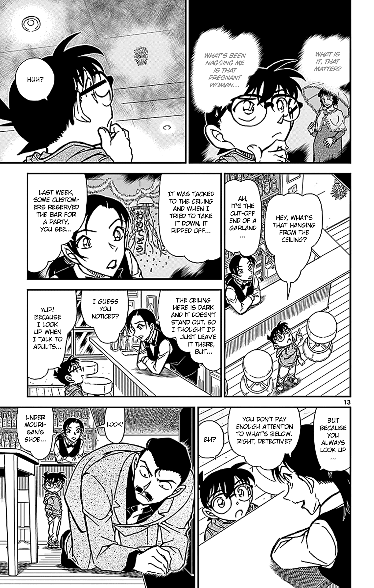 Detective Conan Chapter 854 page 14 - Chapter 854: A Detective Deduces a case in a Bar