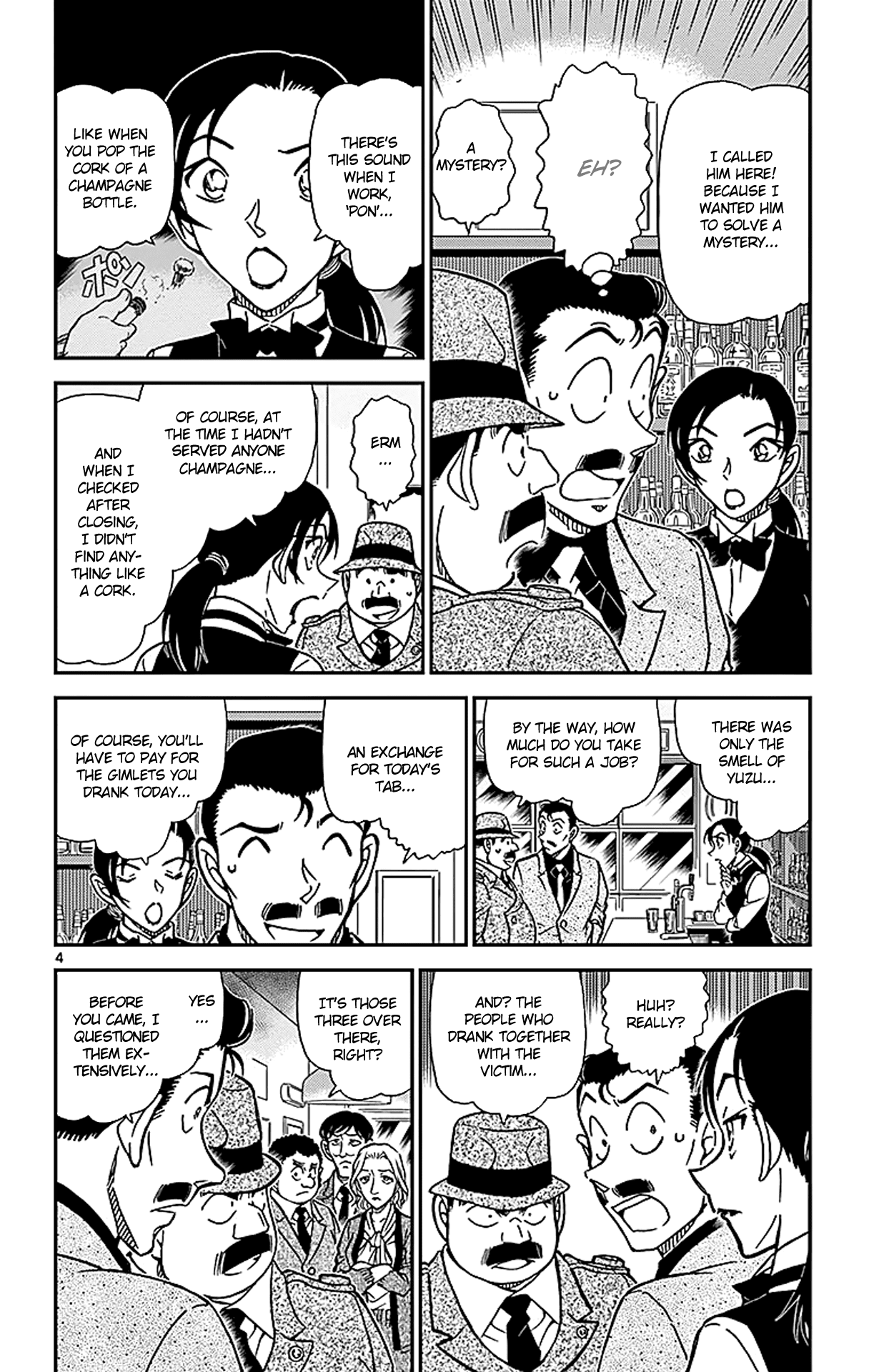 Detective Conan Chapter 854 page 5 - Chapter 854: A Detective Deduces a case in a Bar