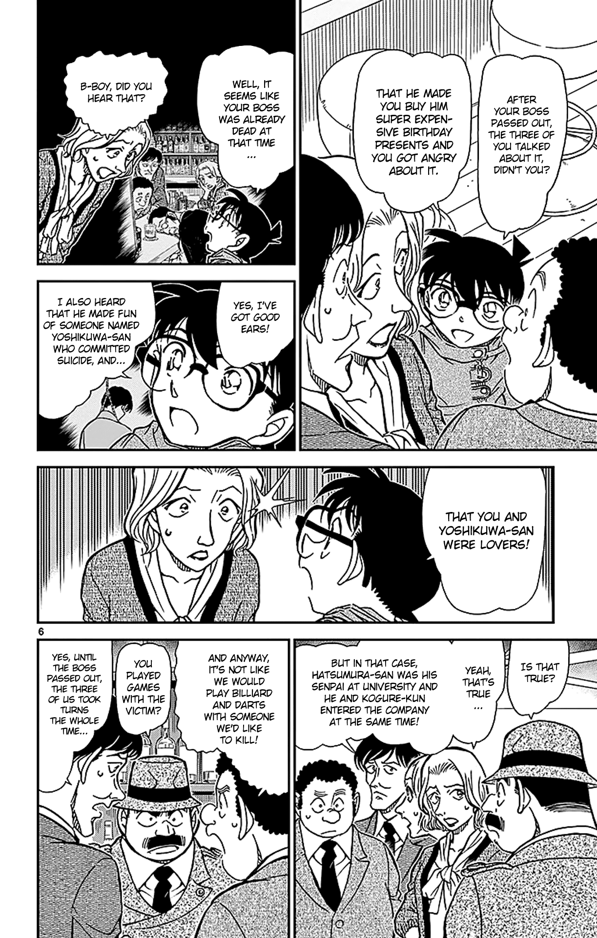 Detective Conan Chapter 854 page 7 - Chapter 854: A Detective Deduces a case in a Bar