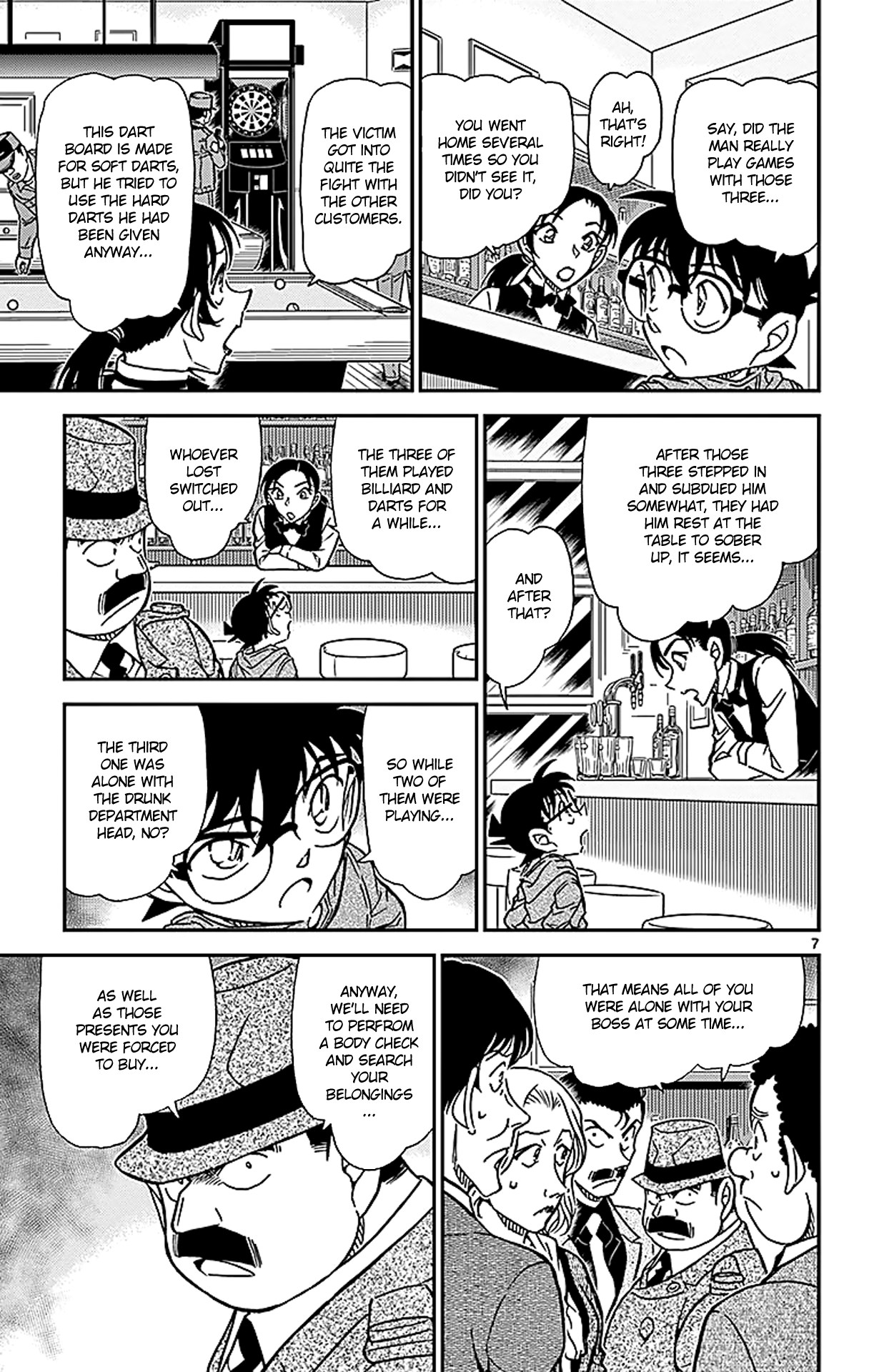 Detective Conan Chapter 854 page 8 - Chapter 854: A Detective Deduces a case in a Bar