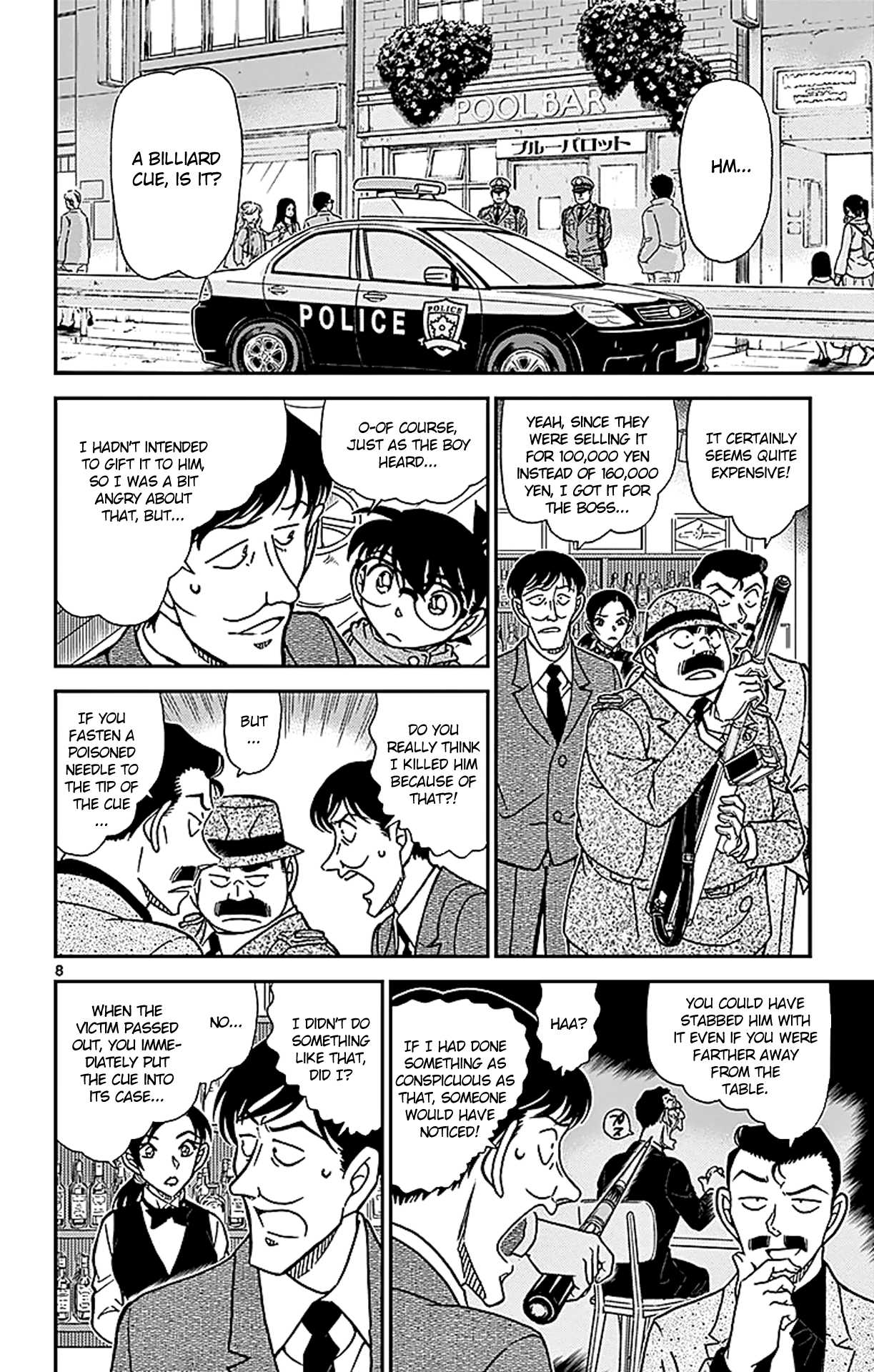 Detective Conan Chapter 854 page 9 - Chapter 854: A Detective Deduces a case in a Bar