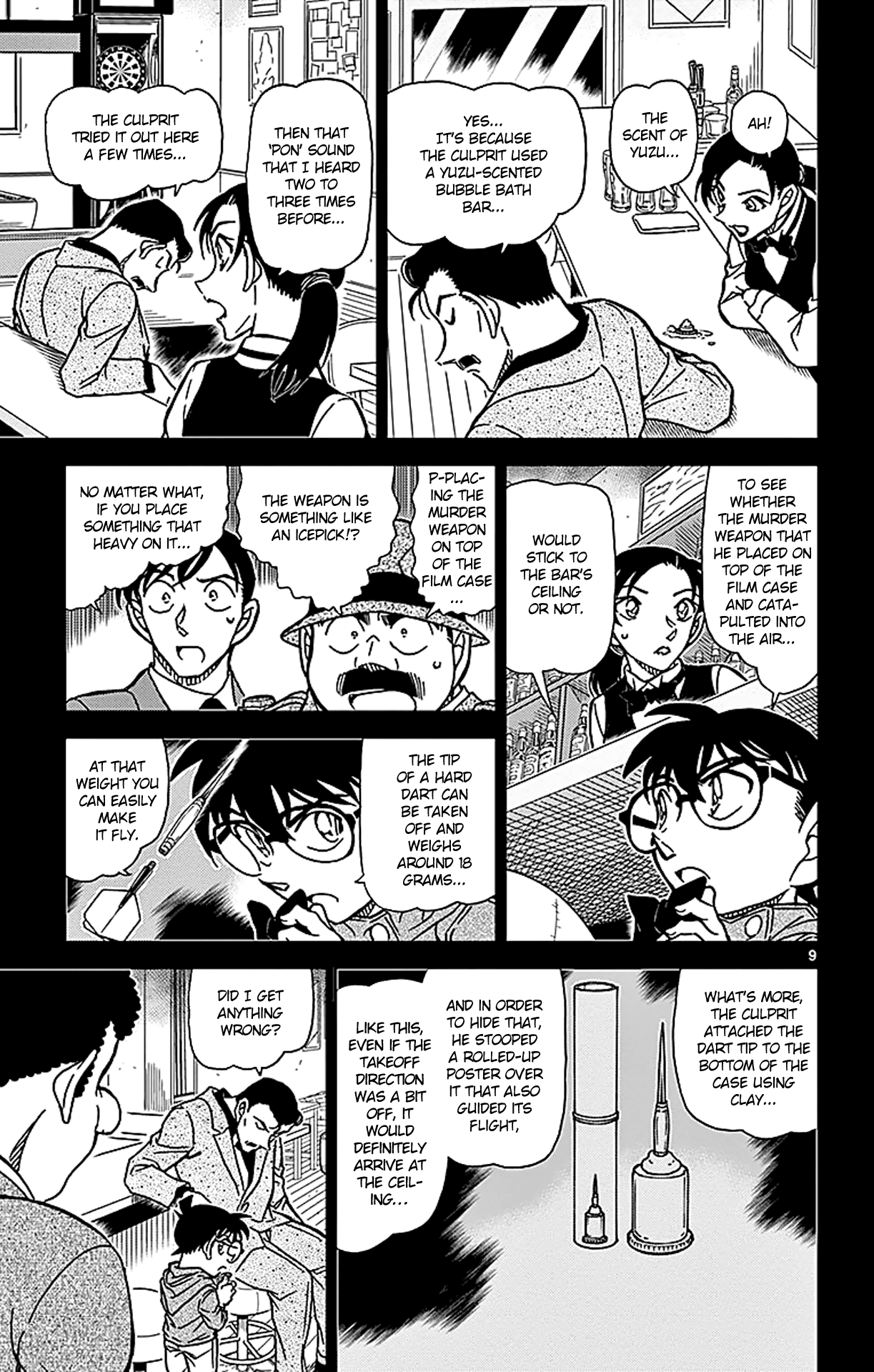 Detective Conan Chapter 855 page 10 - Chapter 855: A Detective Solves a case in a Bar