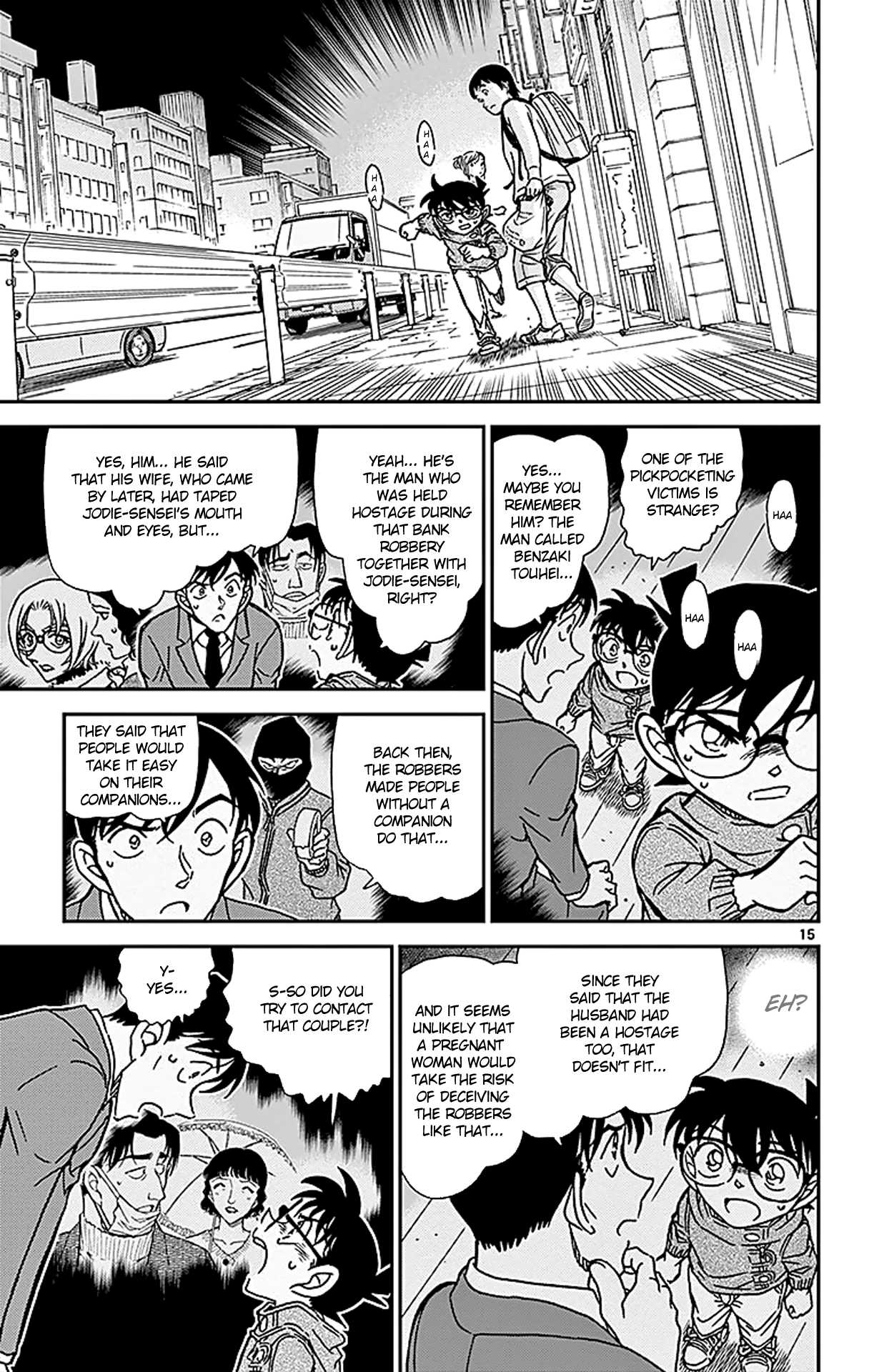 Detective Conan Chapter 855 page 16 - Chapter 855: A Detective Solves a case in a Bar