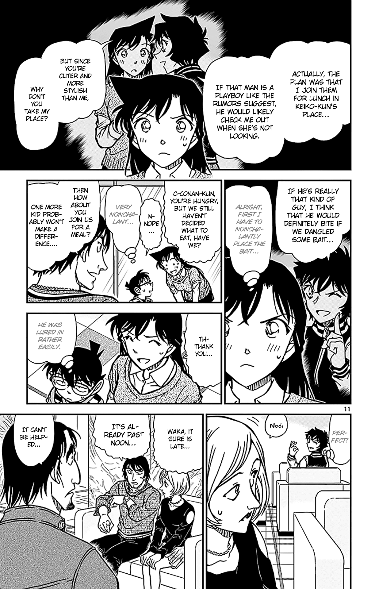 Detective Conan Chapter 856 page 12 - Chapter 856: Adultery Investigation