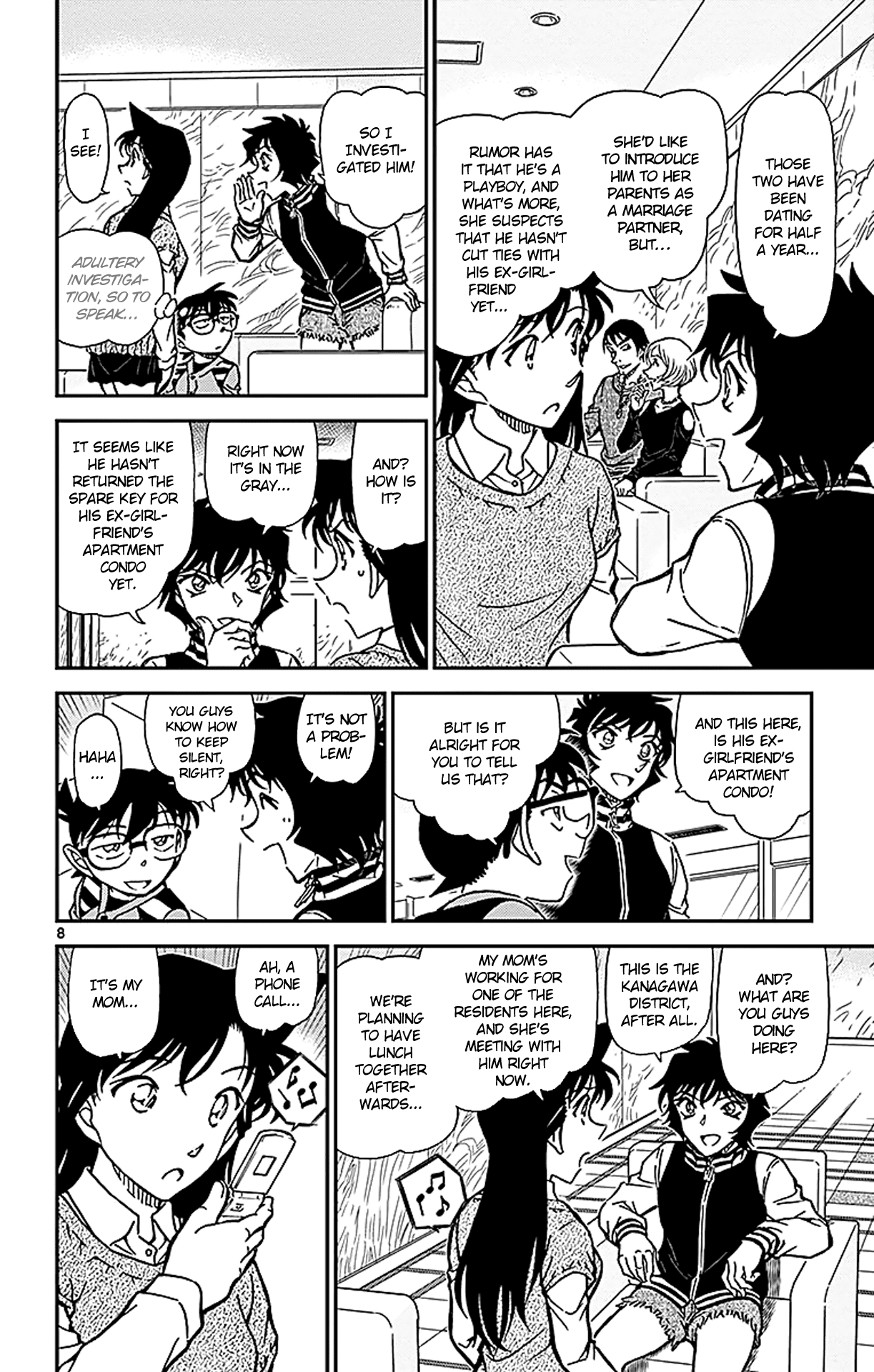 Detective Conan Chapter 856 page 9 - Chapter 856: Adultery Investigation