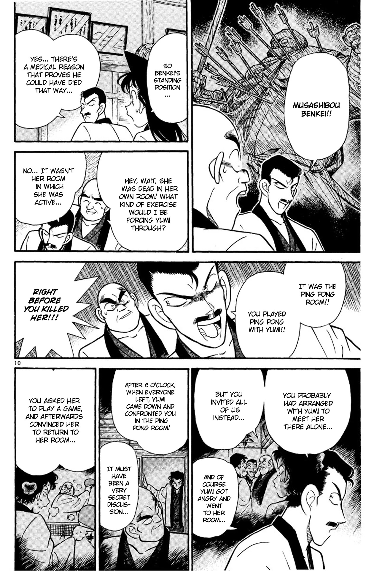 Detective Conan Chapter 86 page 10 - Chapter 86: Benkei at Full Height