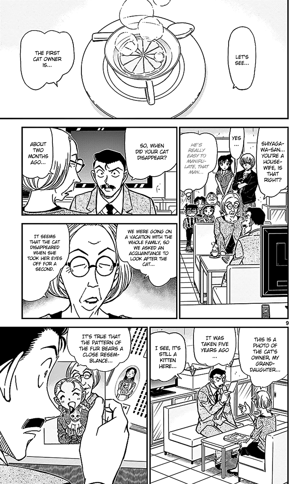 Detective Conan Chapter 865 page 10 - Chapter 865: Taii the Calico Cat