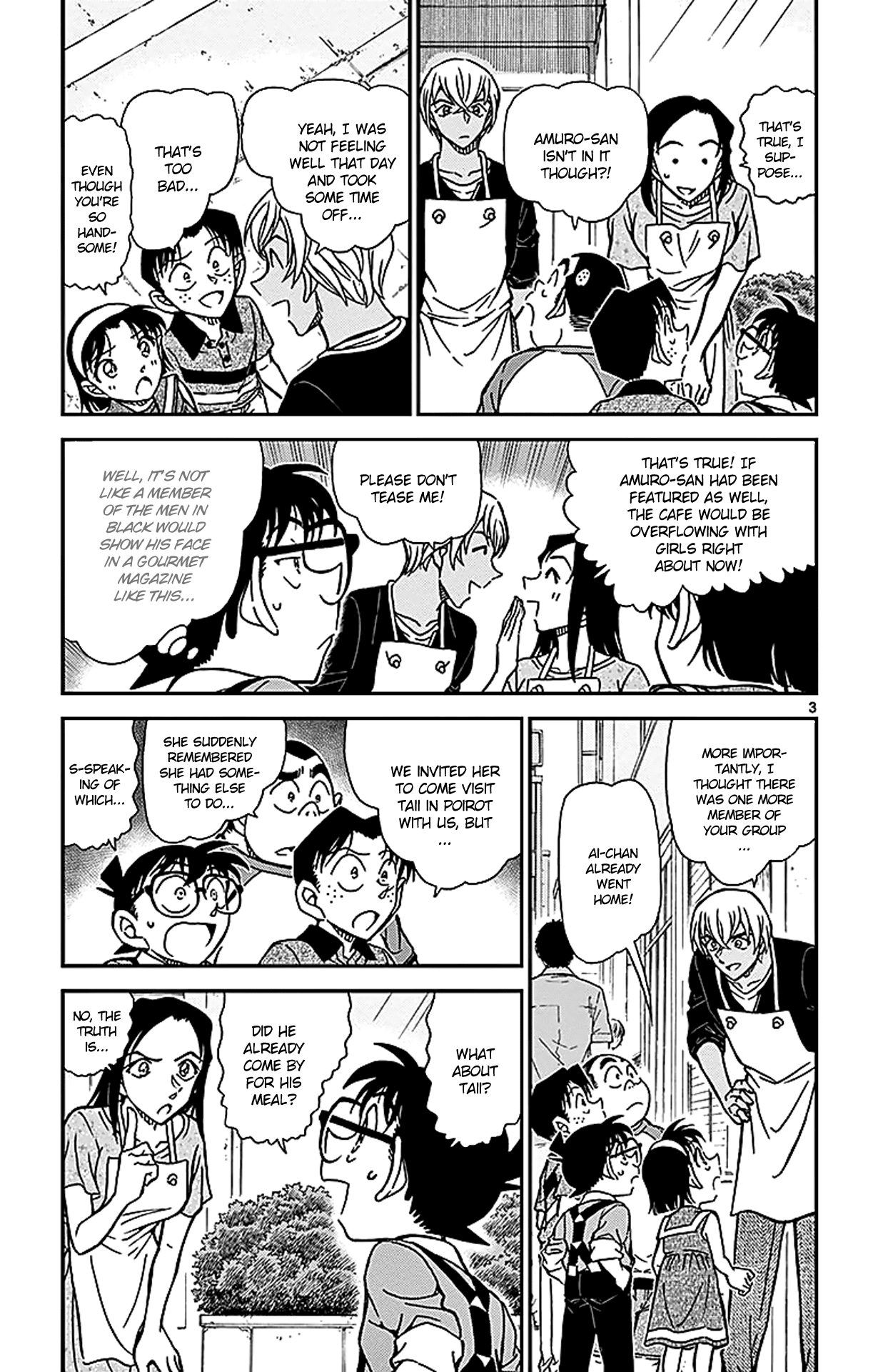 Detective Conan Chapter 865 page 4 - Chapter 865: Taii the Calico Cat