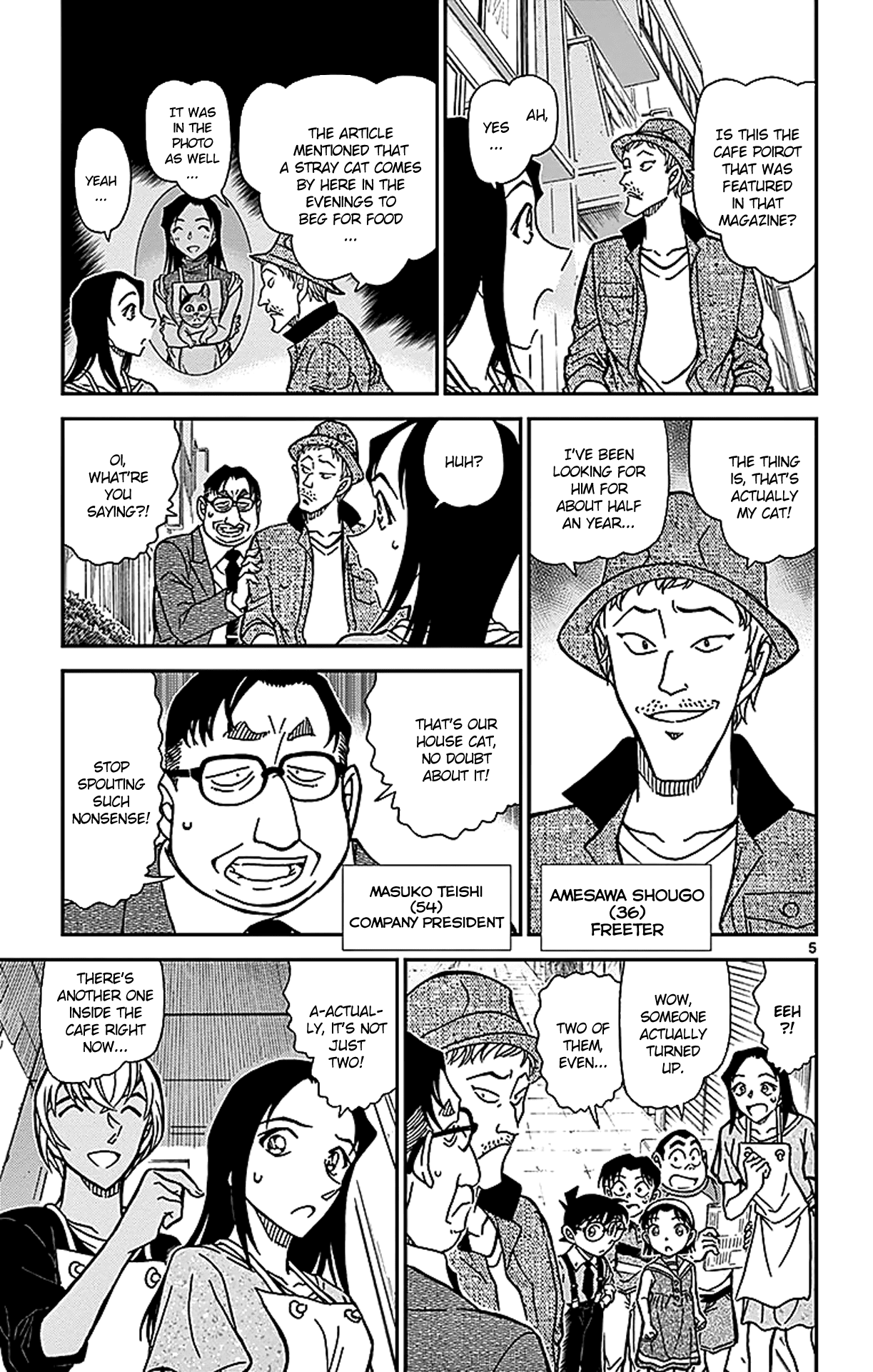 Detective Conan Chapter 865 page 6 - Chapter 865: Taii the Calico Cat