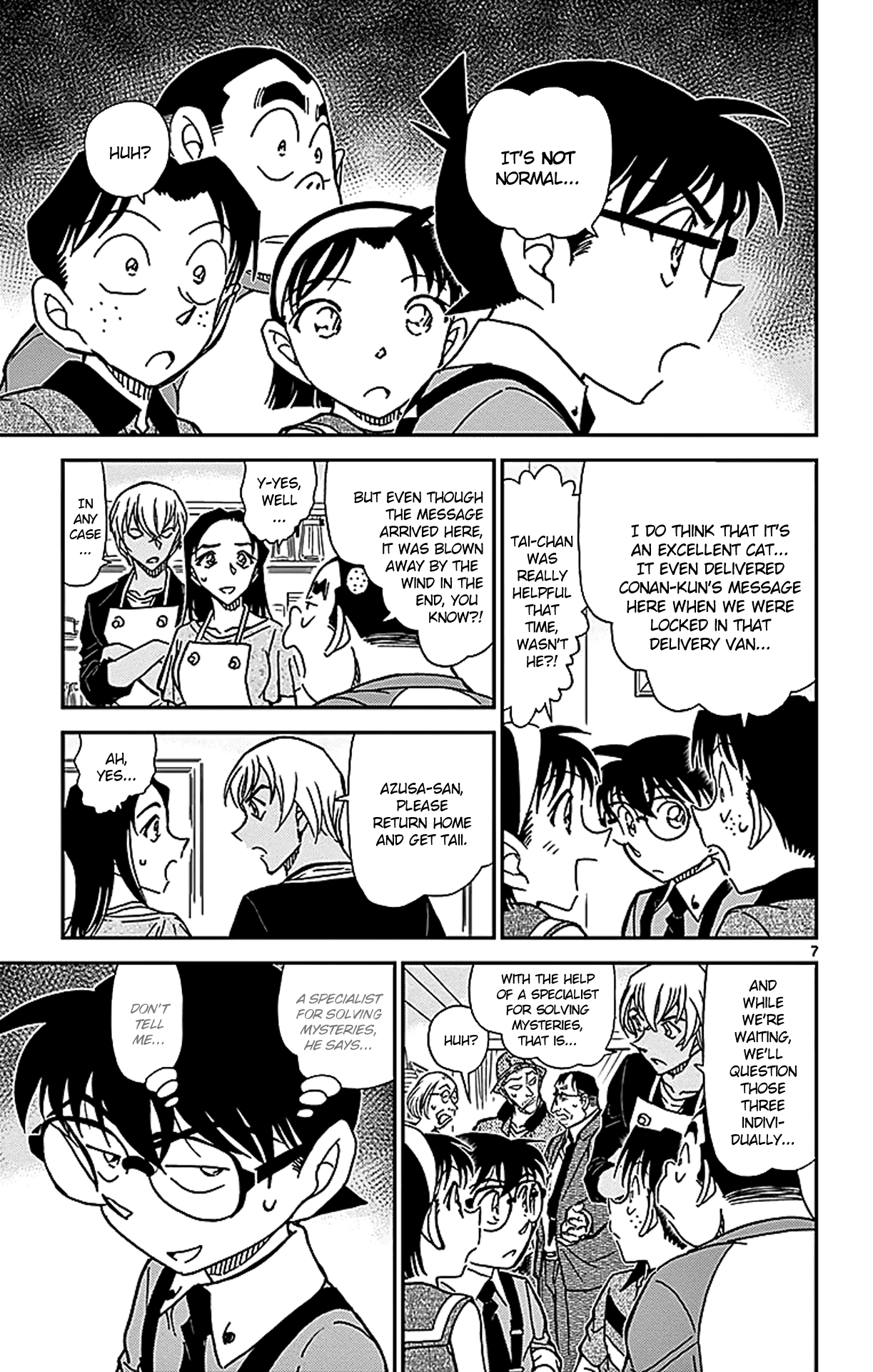 Detective Conan Chapter 865 page 8 - Chapter 865: Taii the Calico Cat