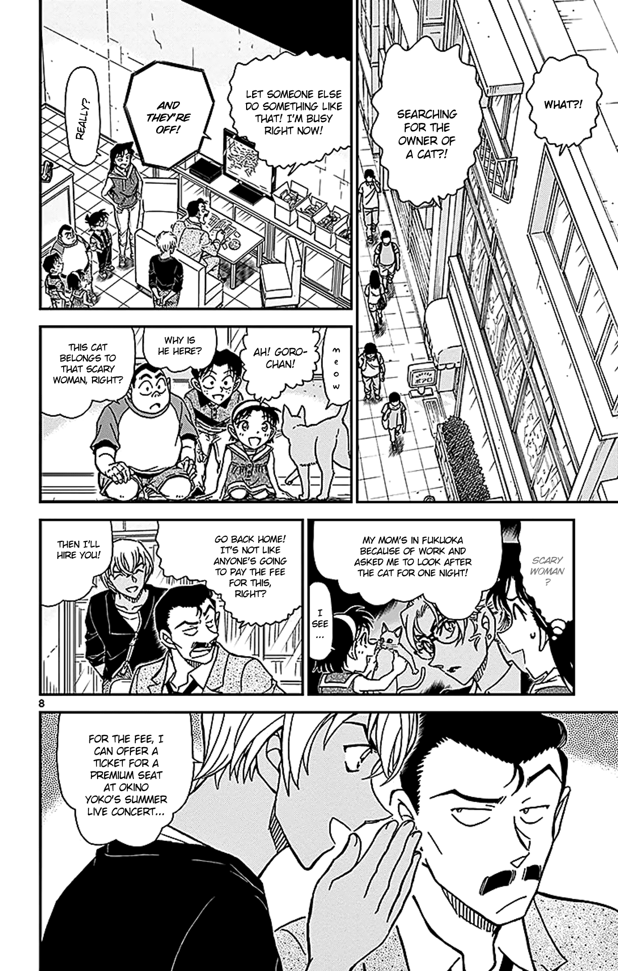 Detective Conan Chapter 865 page 9 - Chapter 865: Taii the Calico Cat