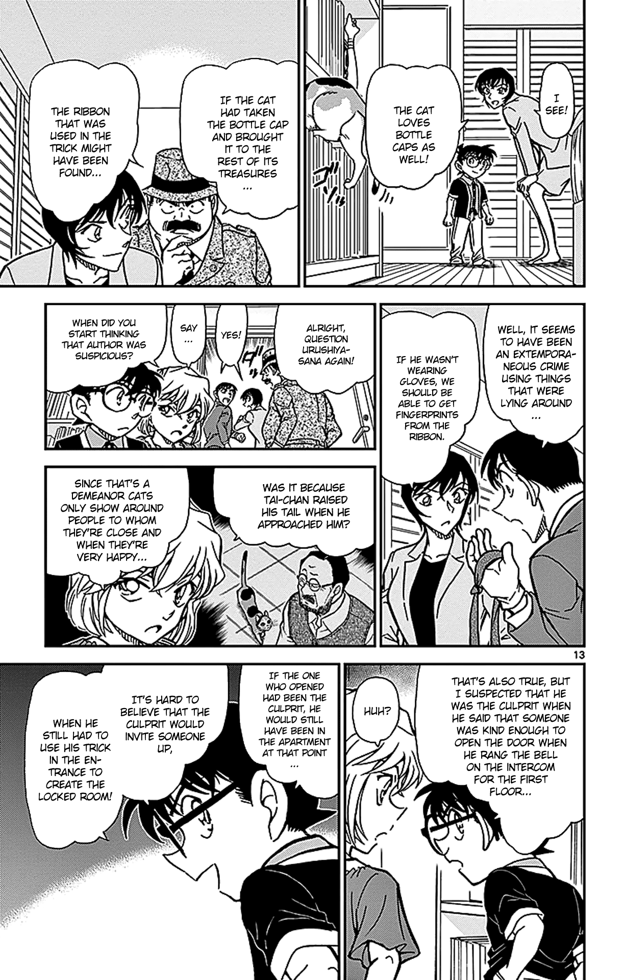Detective Conan Chapter 868 page 14 - Chapter 868: Lucky Cat