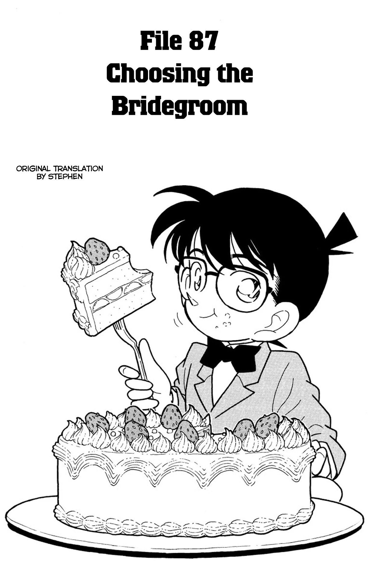 Detective Conan Chapter 87 page 2 - Chapter 87: Choosing the Bridegroom
