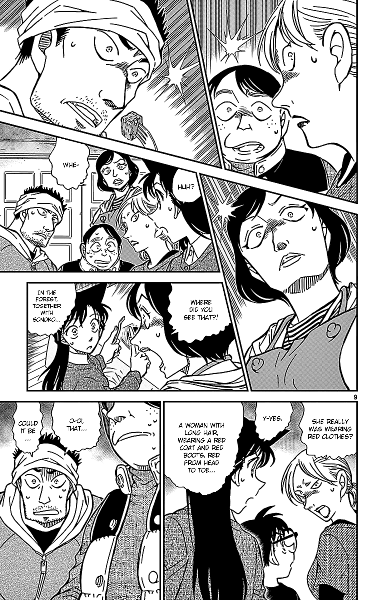 Detective Conan Chapter 872 page 10 - Chapter 872: The Red Woman