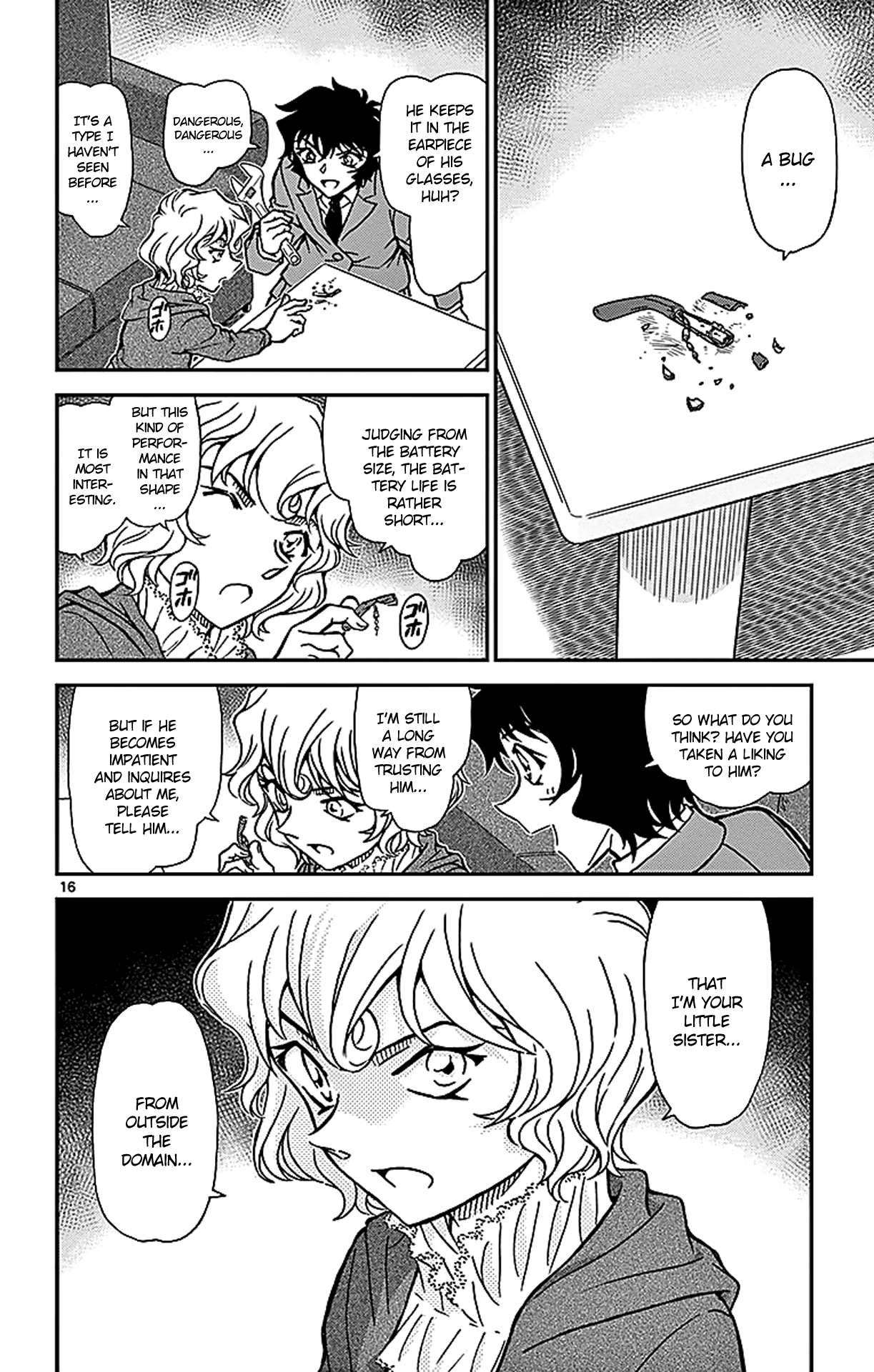 Detective Conan Chapter 878 page 17 - Chapter 878: The Phone, The Sea and I
