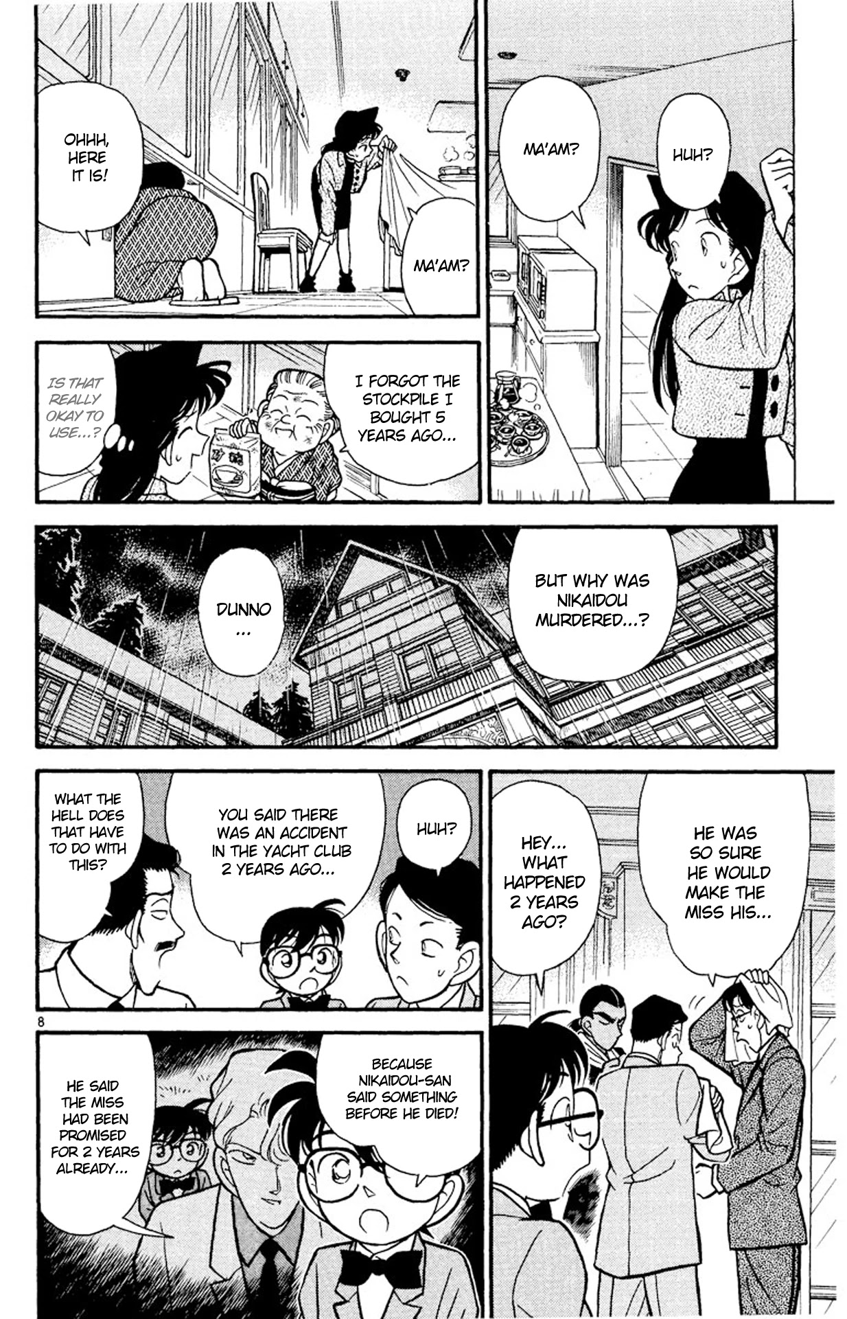 Detective Conan Chapter 88 page 9 - Chapter 88: A Creeping Shadow