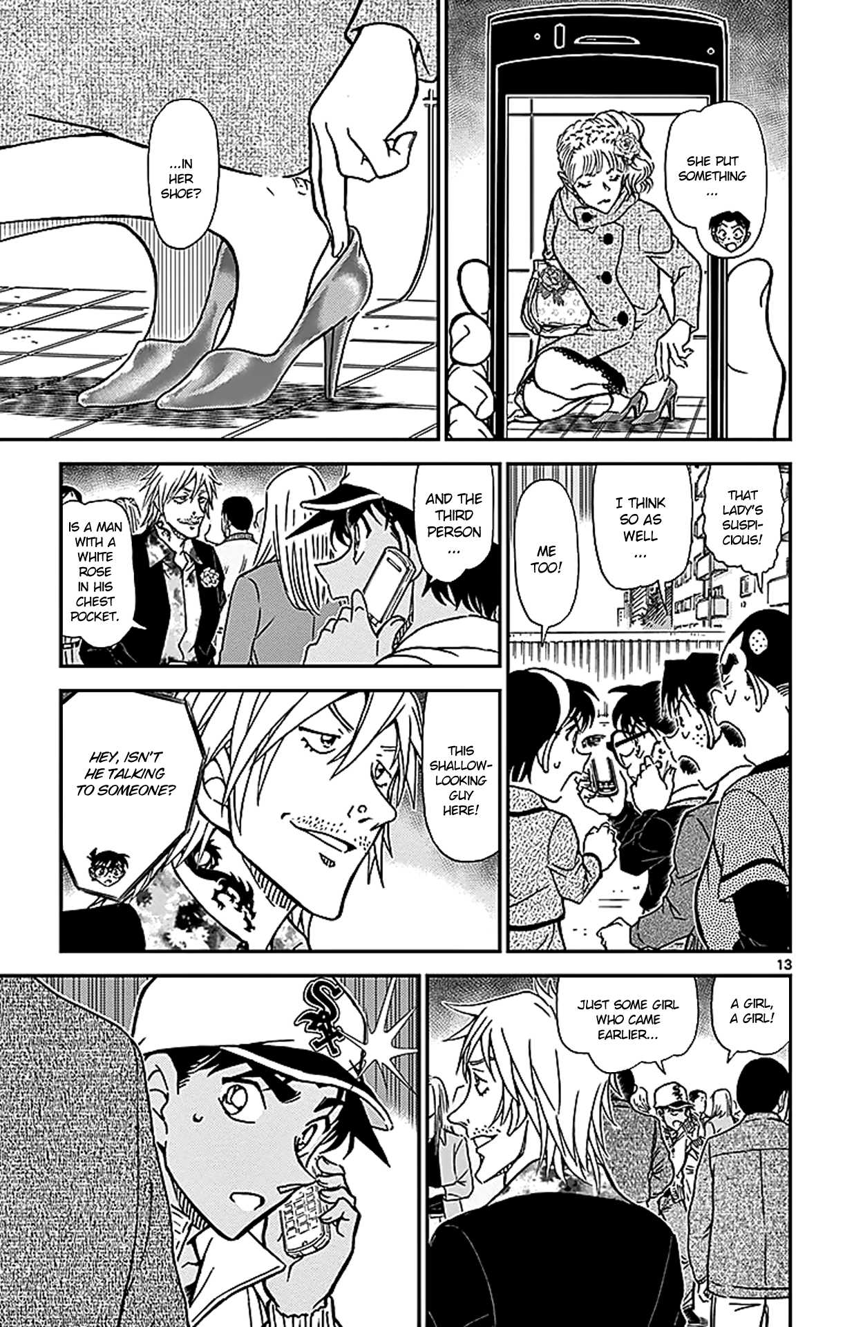 Detective Conan Chapter 880 page 14 - Chapter 880: Ebisu Bridge