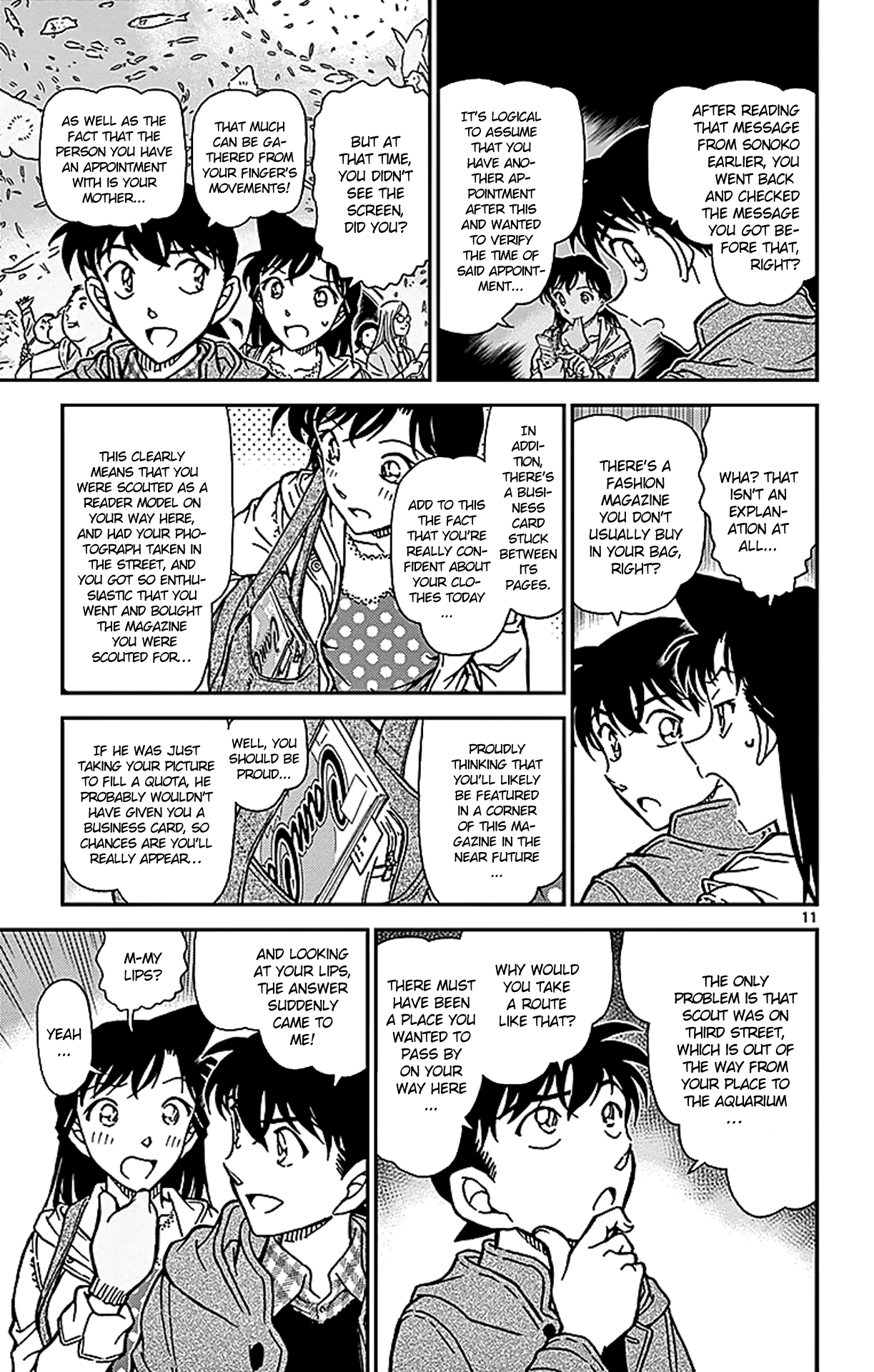 Detective Conan Chapter 882 page 12 - Chapter 882: Light Blue Memories