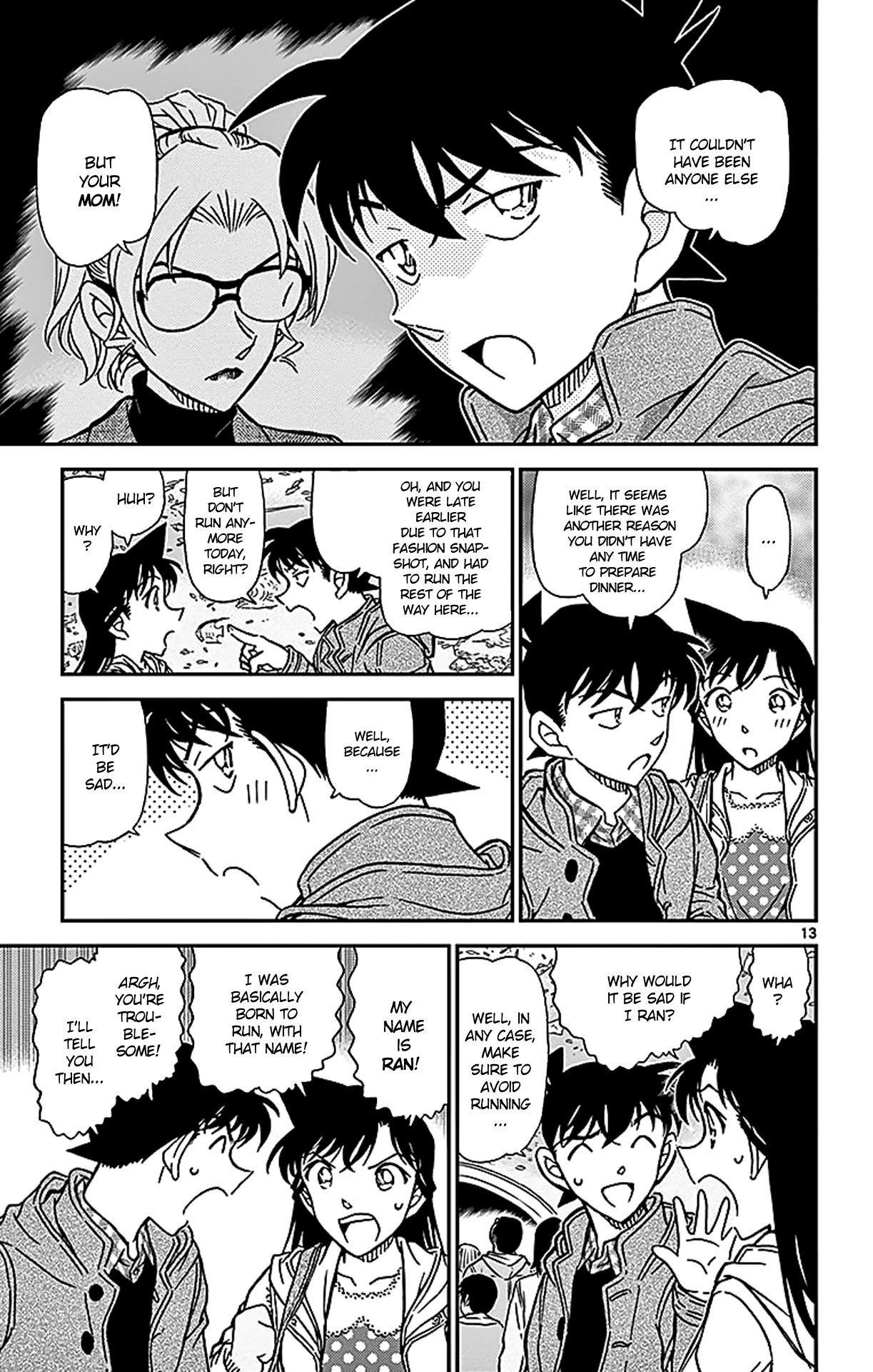 Detective Conan Chapter 882 page 14 - Chapter 882: Light Blue Memories