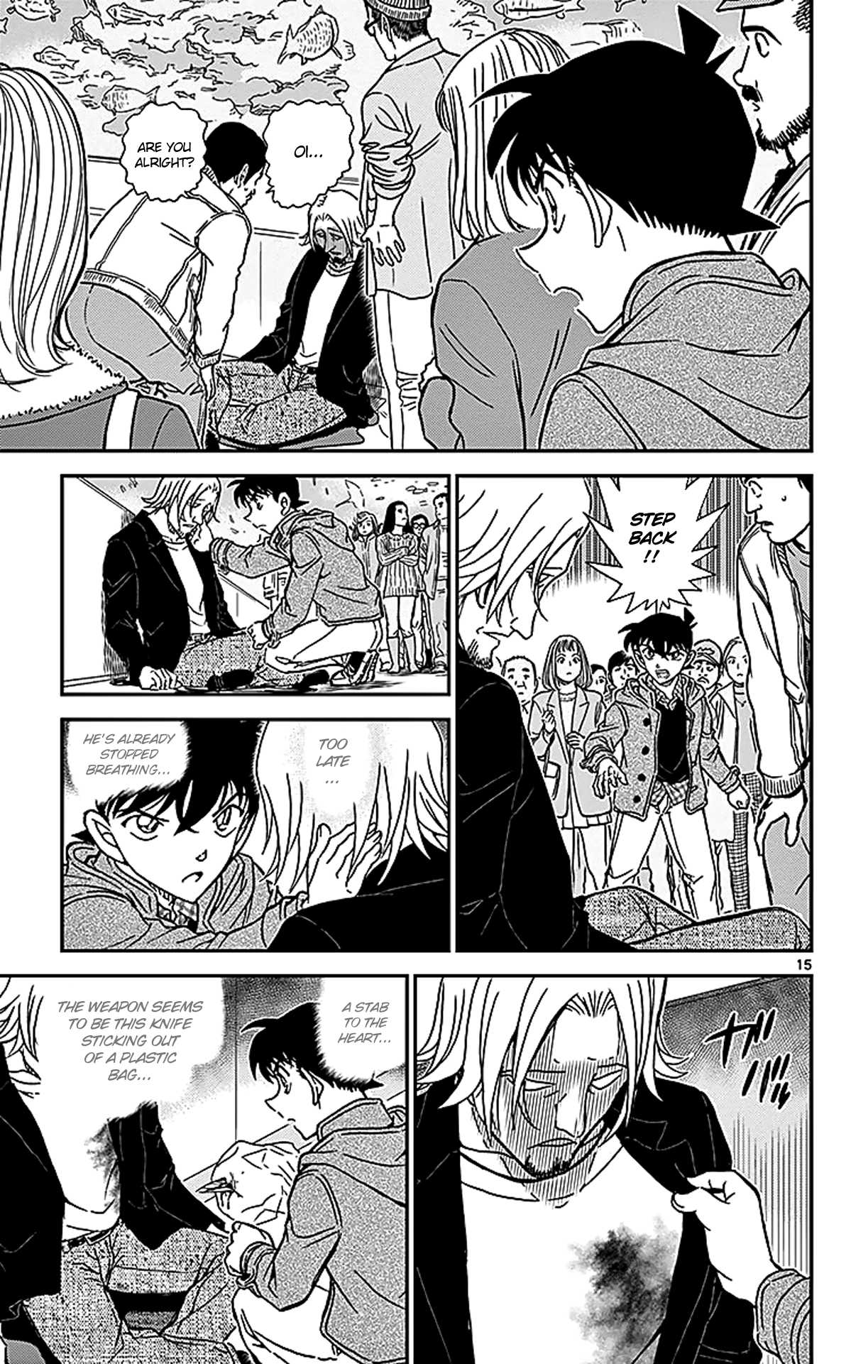 Detective Conan Chapter 882 page 16 - Chapter 882: Light Blue Memories