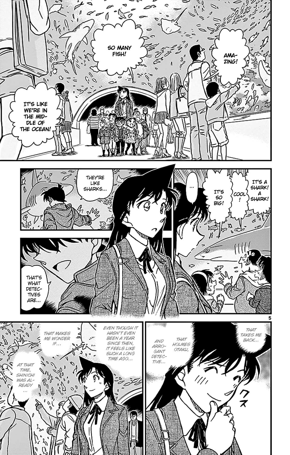 Detective Conan Chapter 882 page 6 - Chapter 882: Light Blue Memories