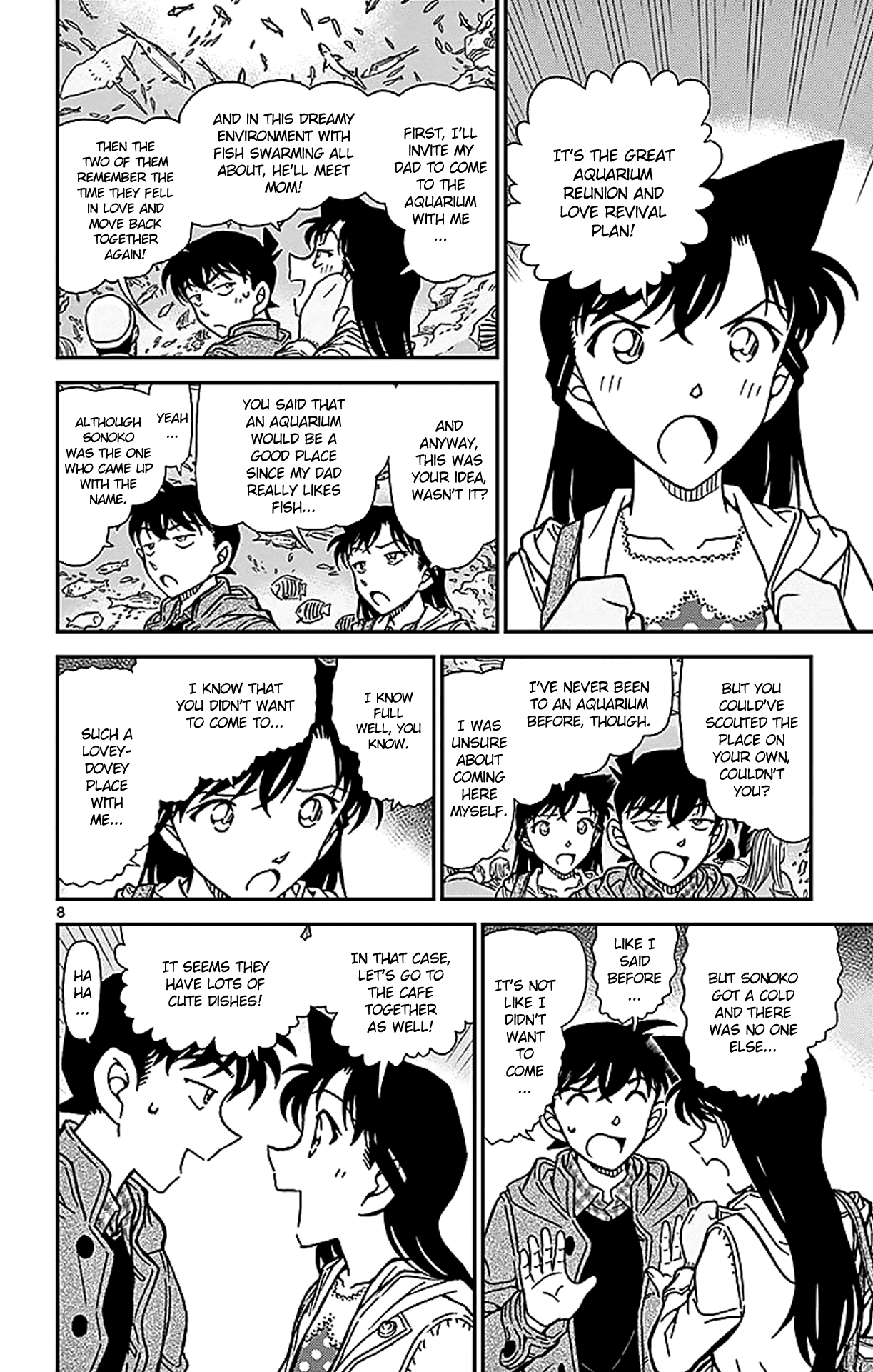 Detective Conan Chapter 882 page 9 - Chapter 882: Light Blue Memories