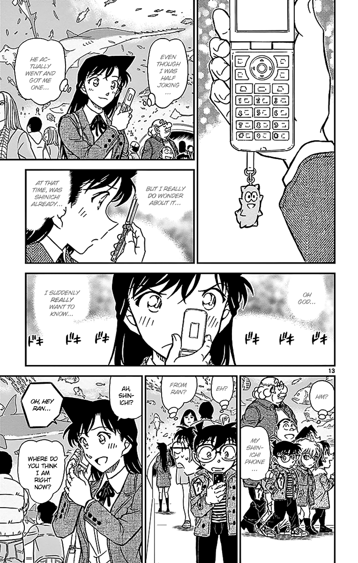 Detective Conan Chapter 884 page 14 - Chapter 884: The Pink Resolution