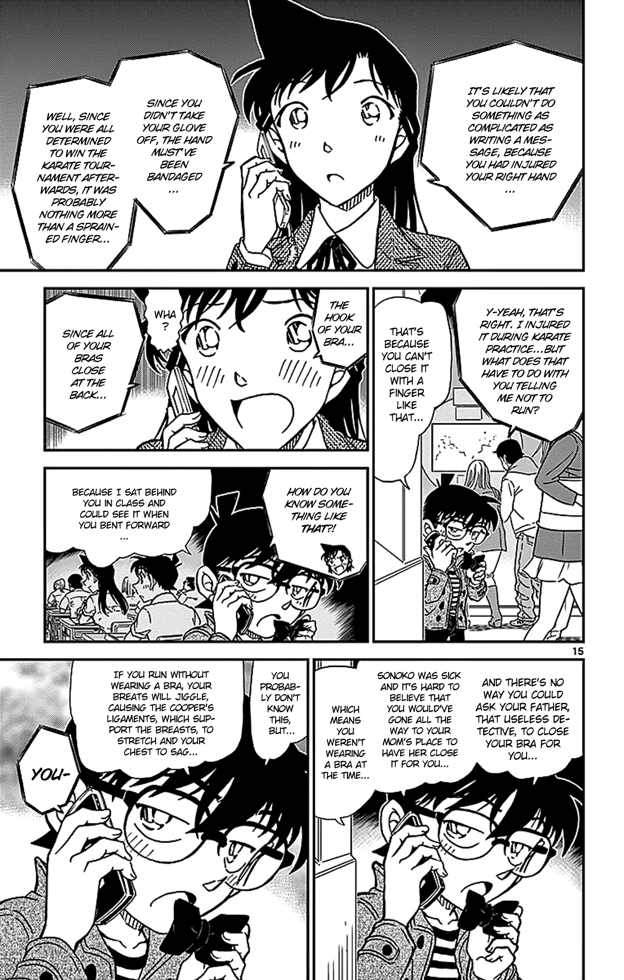 Detective Conan Chapter 884 page 16 - Chapter 884: The Pink Resolution