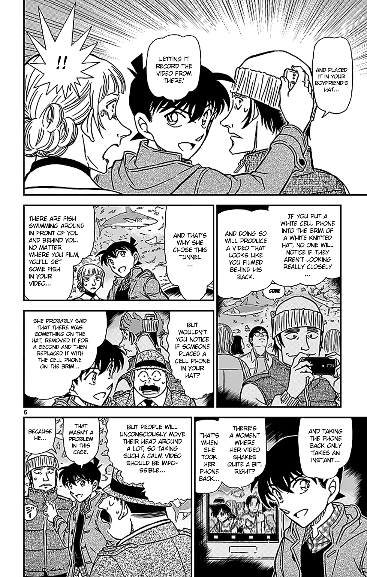 Detective Conan Chapter 884 page 7 - Chapter 884: The Pink Resolution
