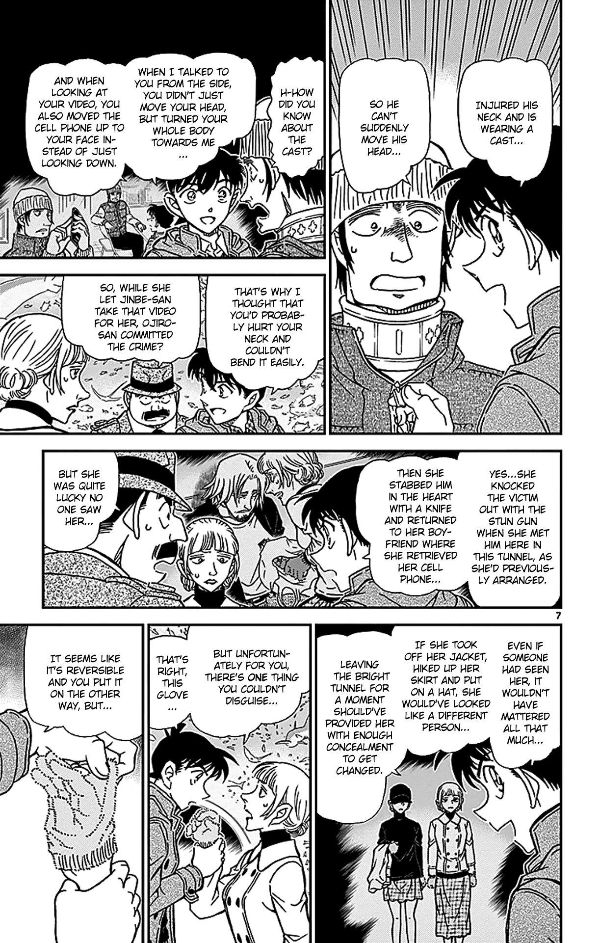 Detective Conan Chapter 884 page 8 - Chapter 884: The Pink Resolution