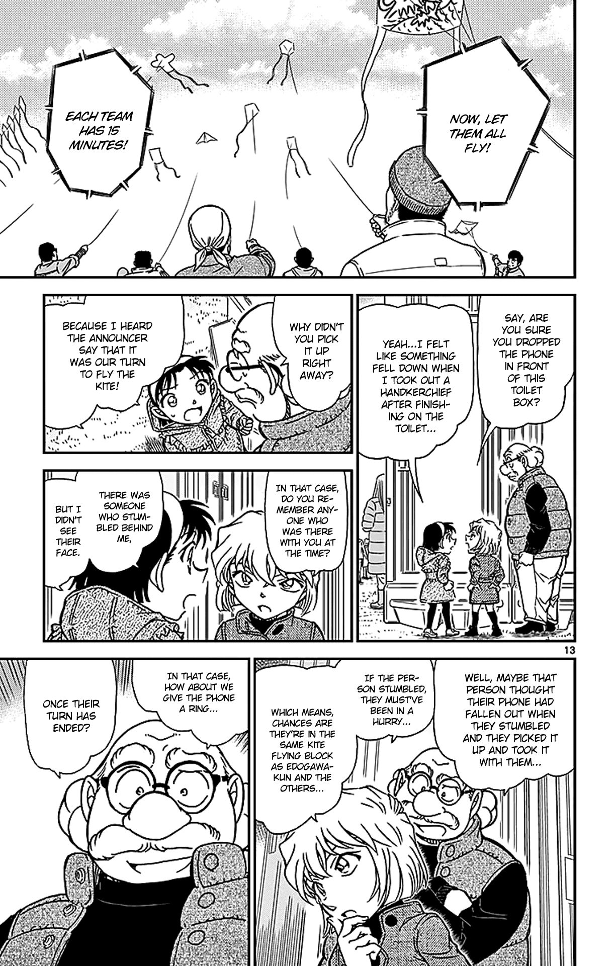 Detective Conan Chapter 885 page 14 - Chapter 885: The Kite Flying Competition