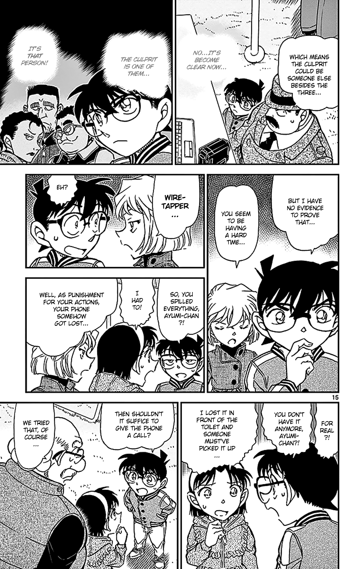 Detective Conan Chapter 886 page 16 - Chapter 886: The Wiretapper