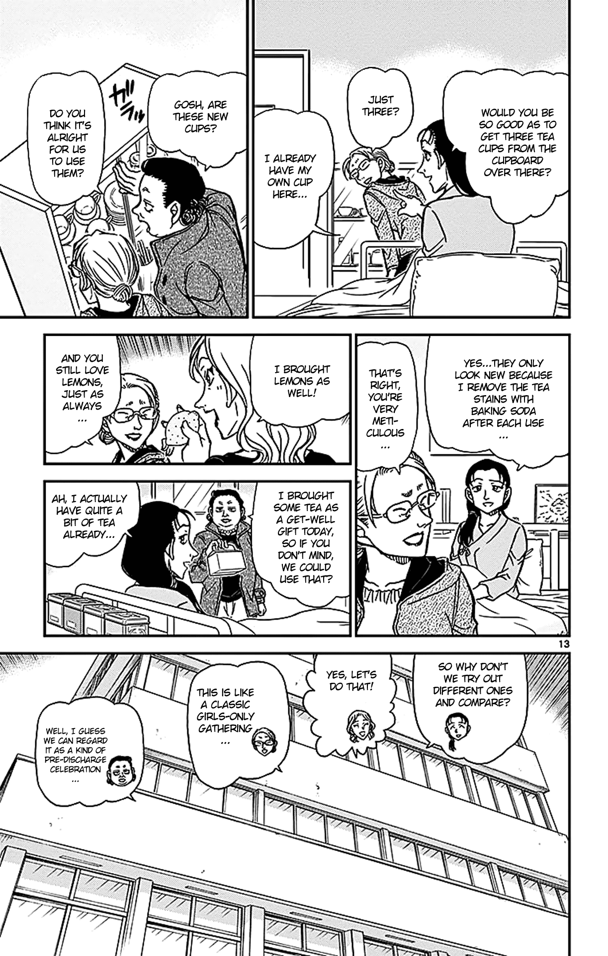 Detective Conan Chapter 888 page 14 - Chapter 888: The Tense Tea Party