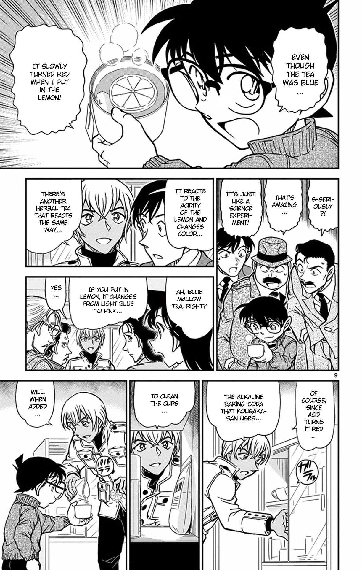 Detective Conan Chapter 890 page 10 - Chapter 890: High-velocity Blood Splatters