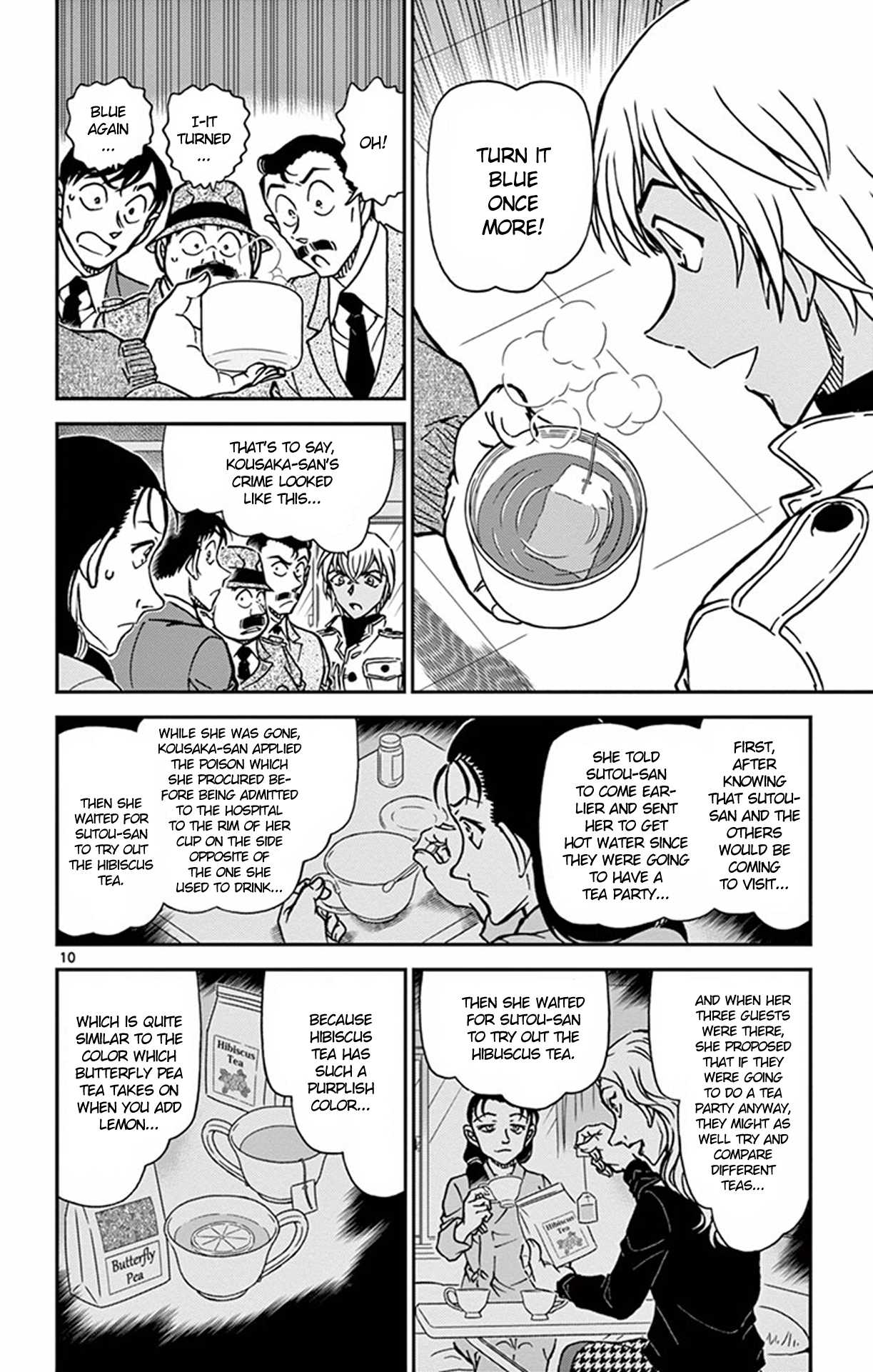 Detective Conan Chapter 890 page 11 - Chapter 890: High-velocity Blood Splatters
