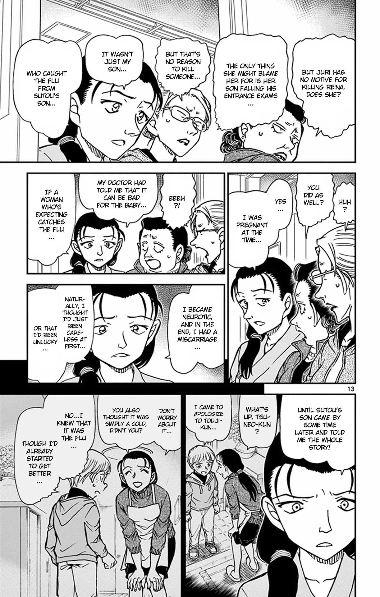 Detective Conan Chapter 890 page 14 - Chapter 890: High-velocity Blood Splatters