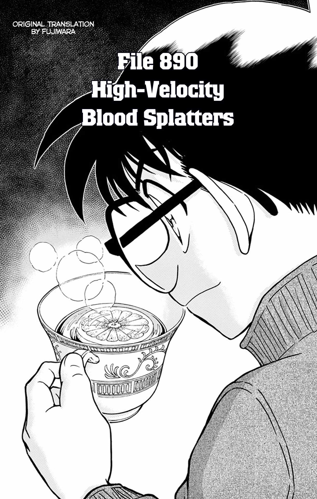 Detective Conan Chapter 890 page 2 - Chapter 890: High-velocity Blood Splatters