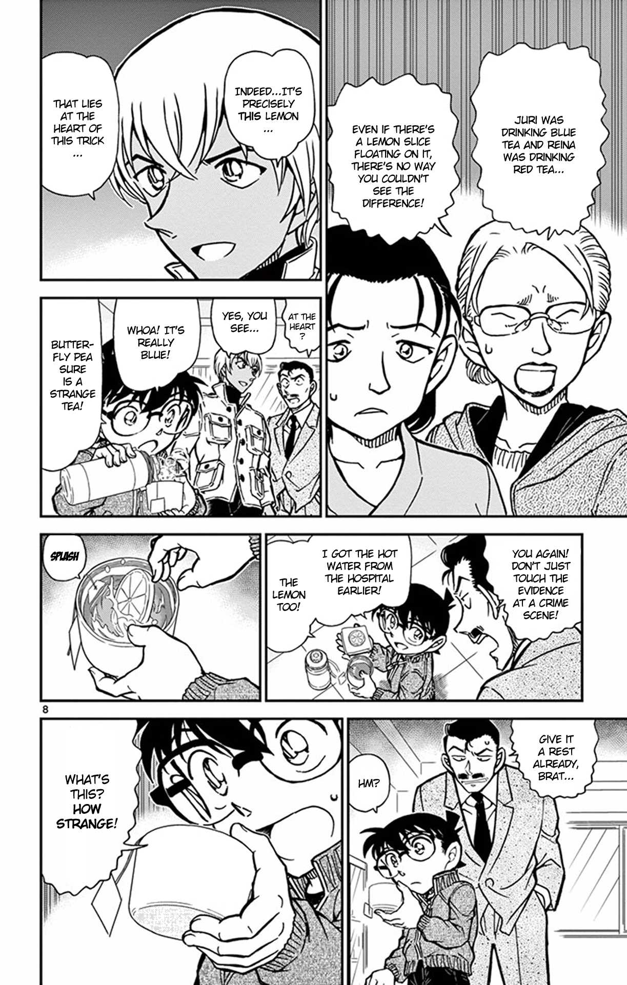 Detective Conan Chapter 890 page 9 - Chapter 890: High-velocity Blood Splatters