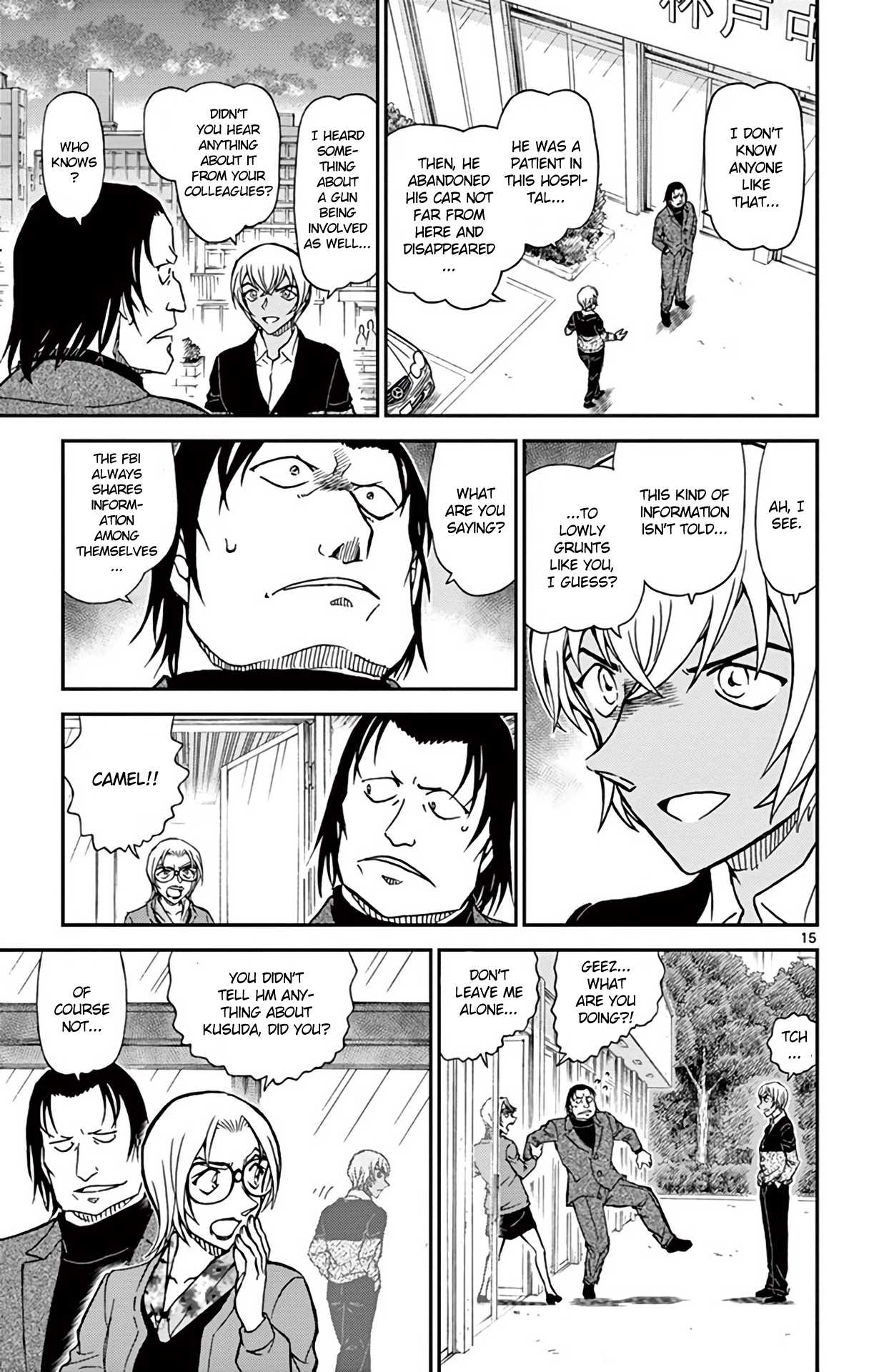 Detective Conan Chapter 893 page 16 - Chapter 893: Bourbon's Pursuit - Scarlet Prologue